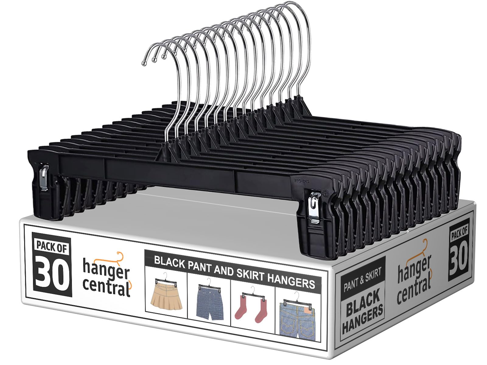 Hanger Central 12" Clip Hangers