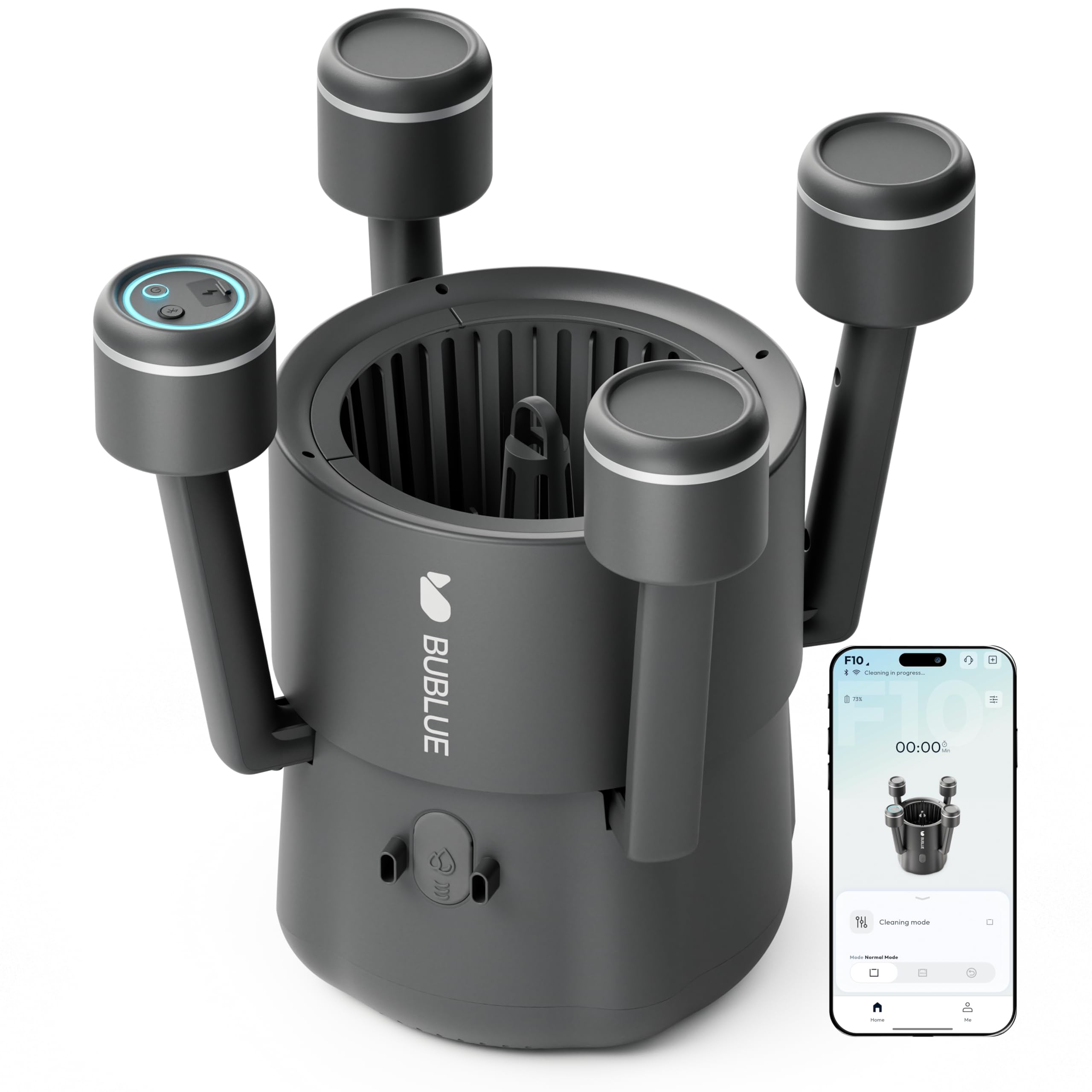 (2026 Upgrade) BUBLUE F10 Pool Surface Skimmer Robot