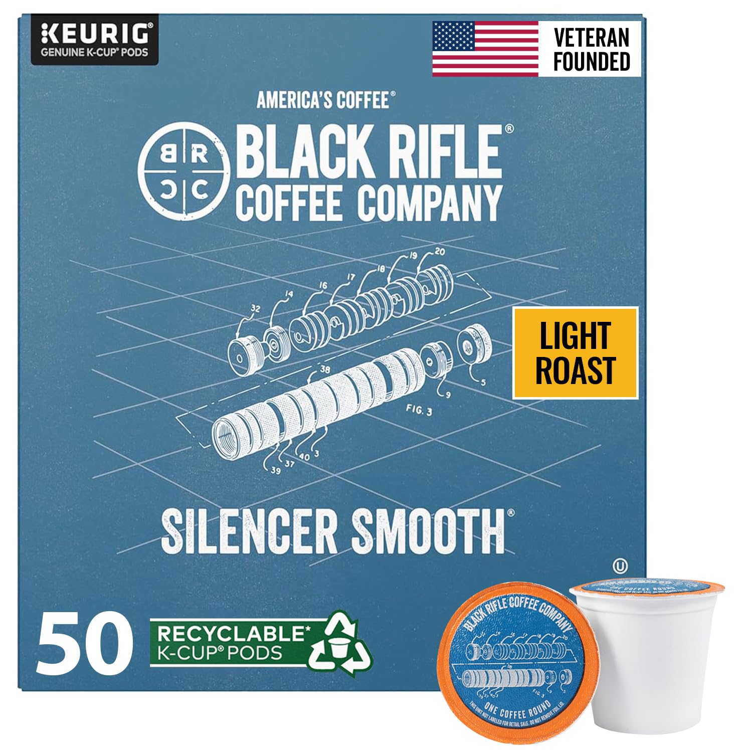 Black Rifle Coffee Silencer Smooth K‑Cups
