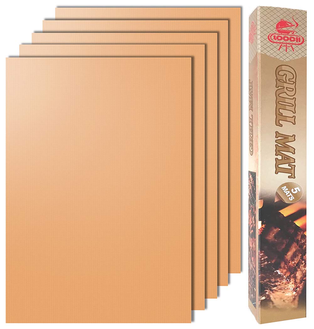 LOOCH Copper Grill Mats (5-Pack)