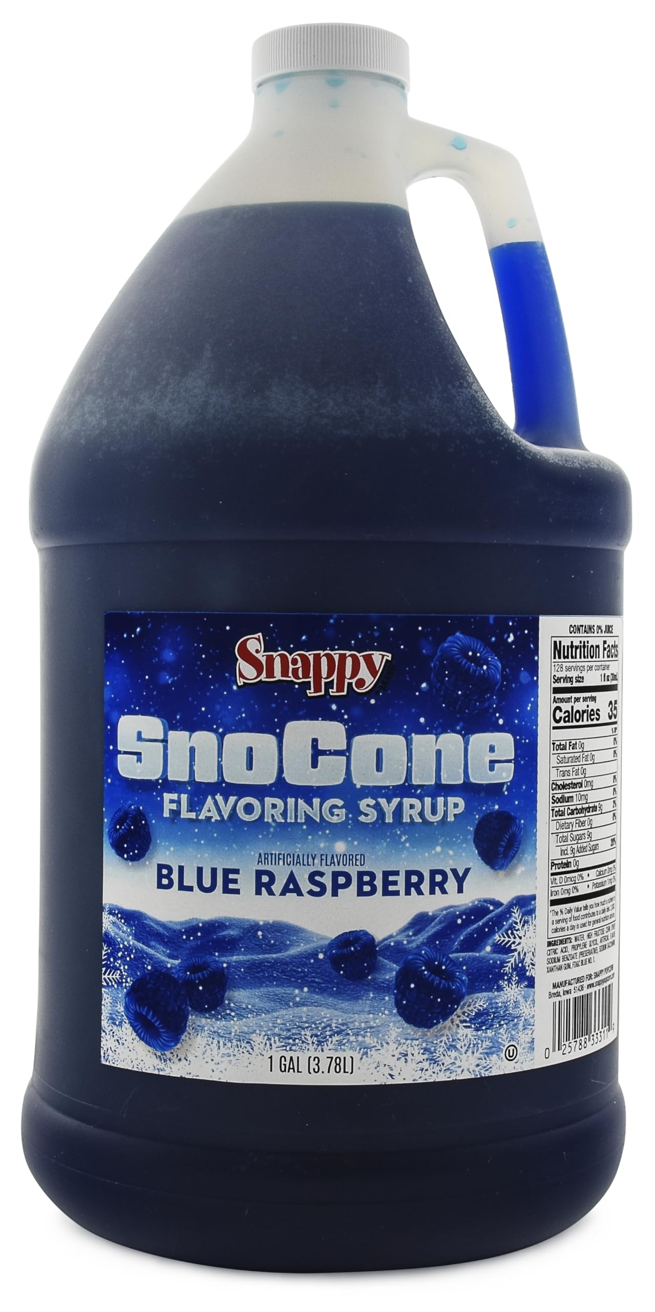 Snappy Blue Raspberry 1 Gallon