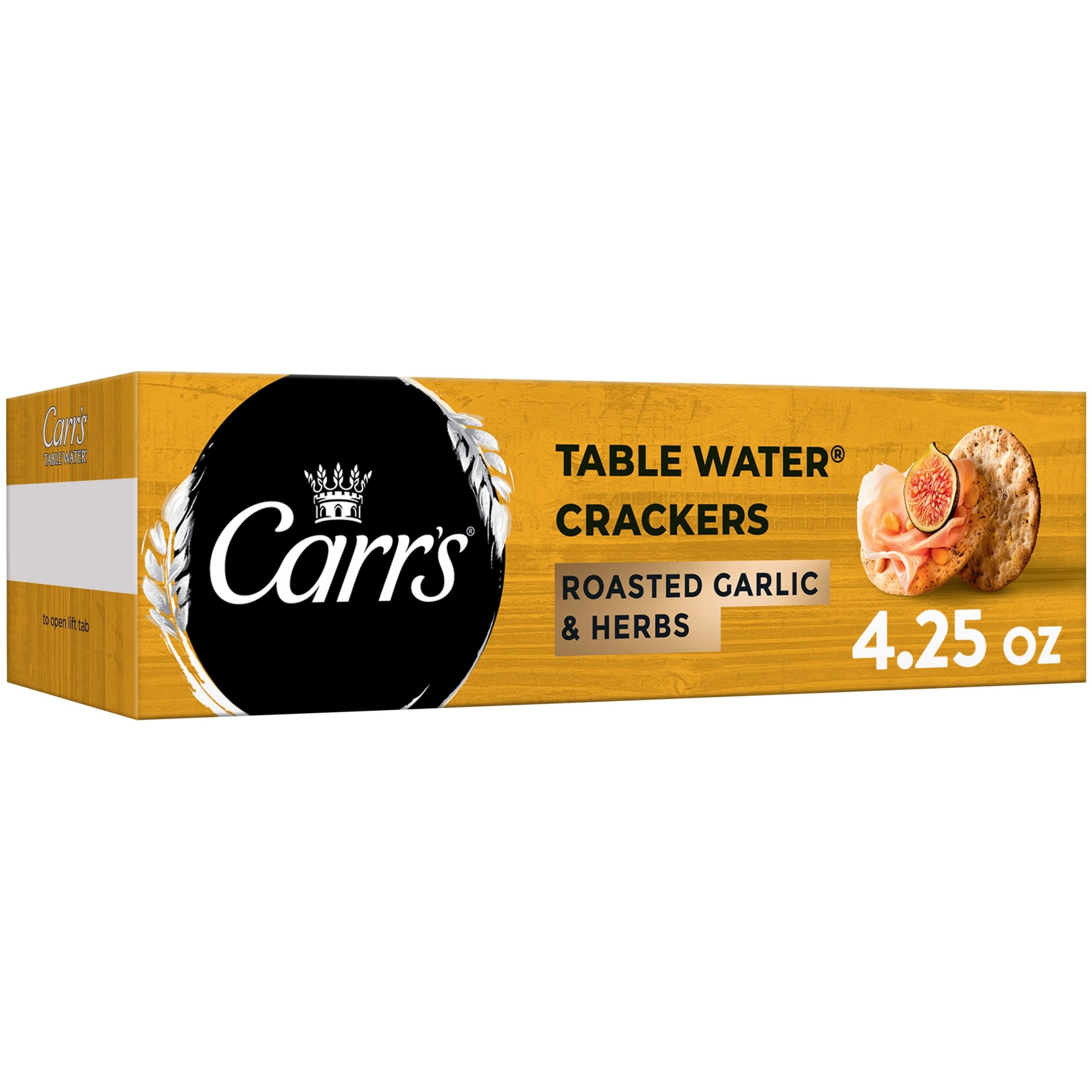 Carr's Roasted Garlic & Herb Water Crackers