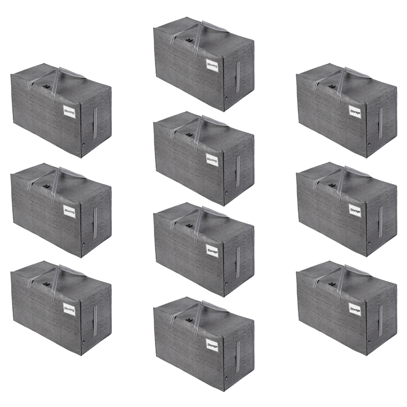 VENO Extra Large Moving & Storage Bags (10‑Pack)
