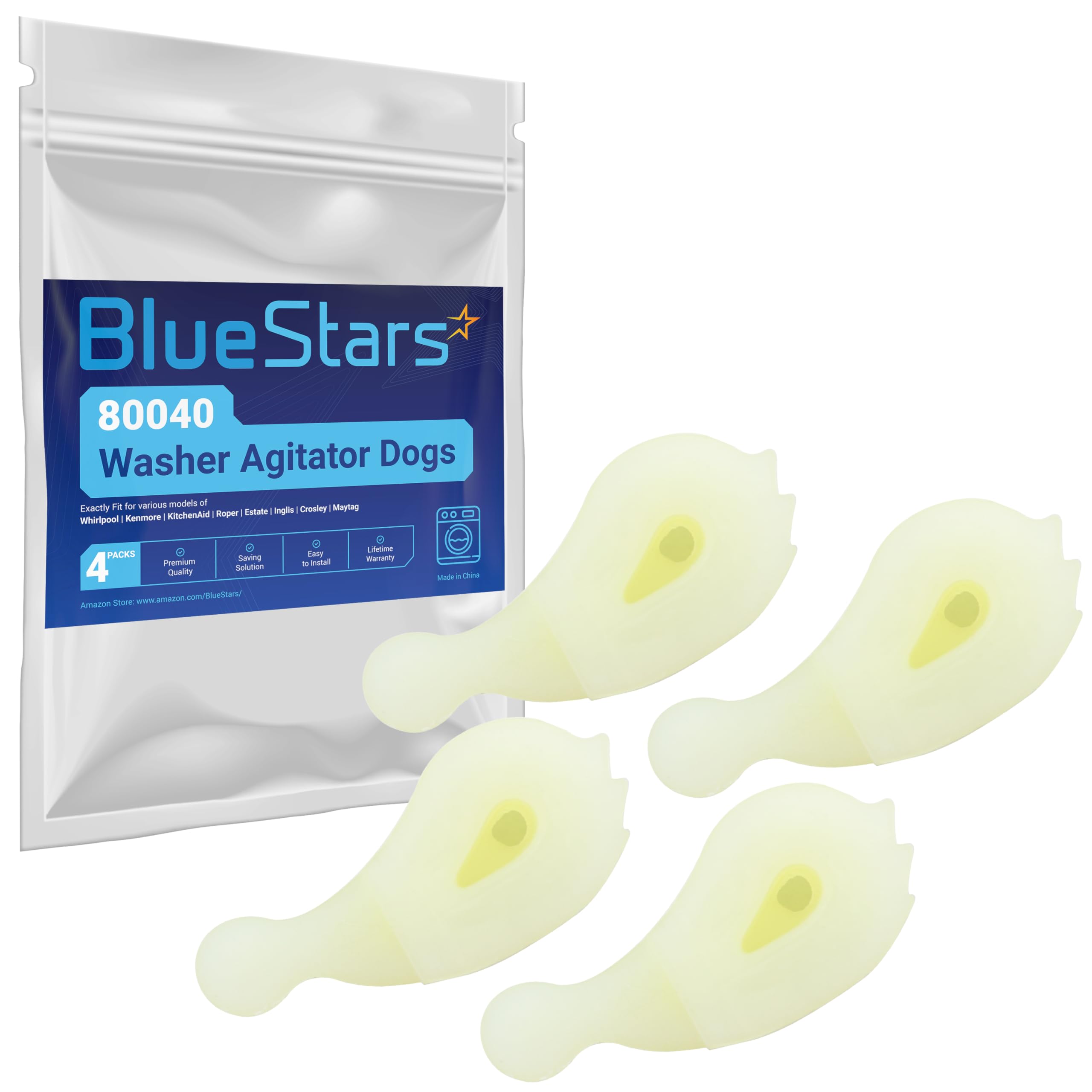 BlueStars 80040 Washer Agitator Dogs (Pack of 4)