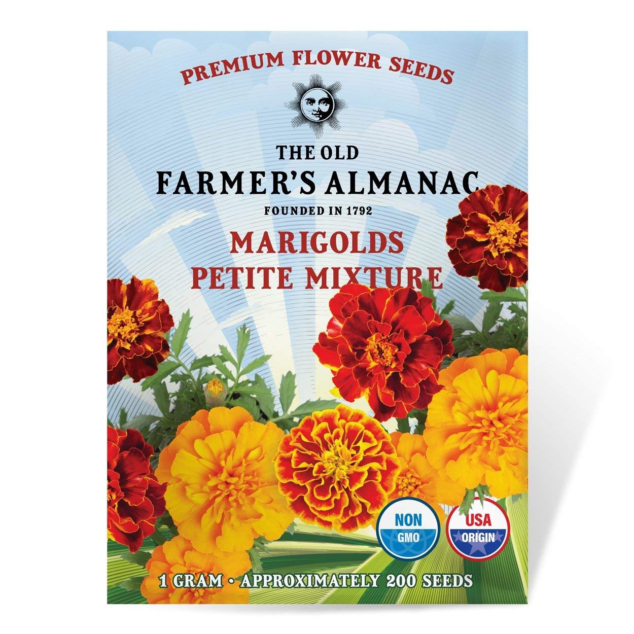Old Farmer's Almanac Petite Mixture Marigold Seeds