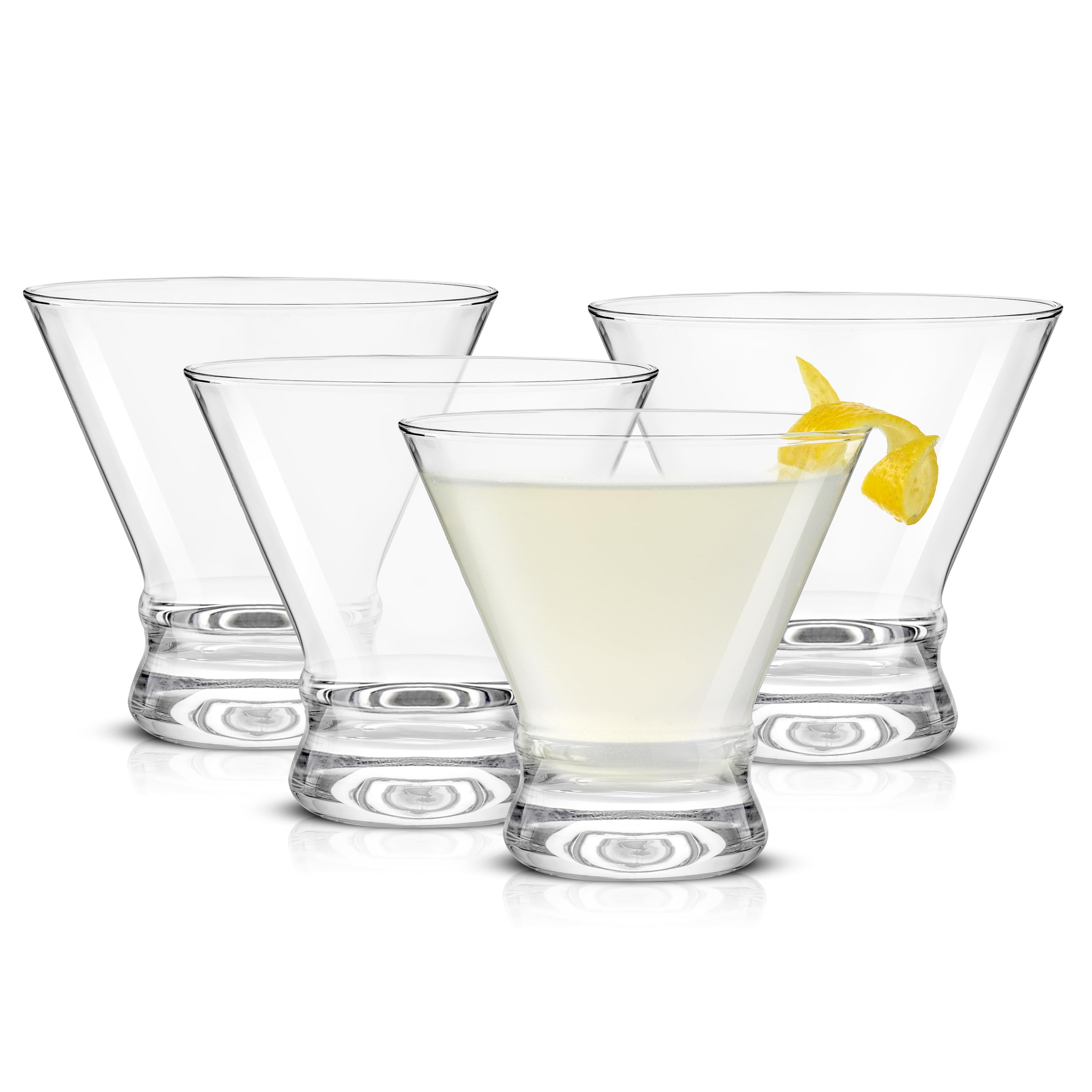 JoyJolt Afina Stemless Martini Glasses