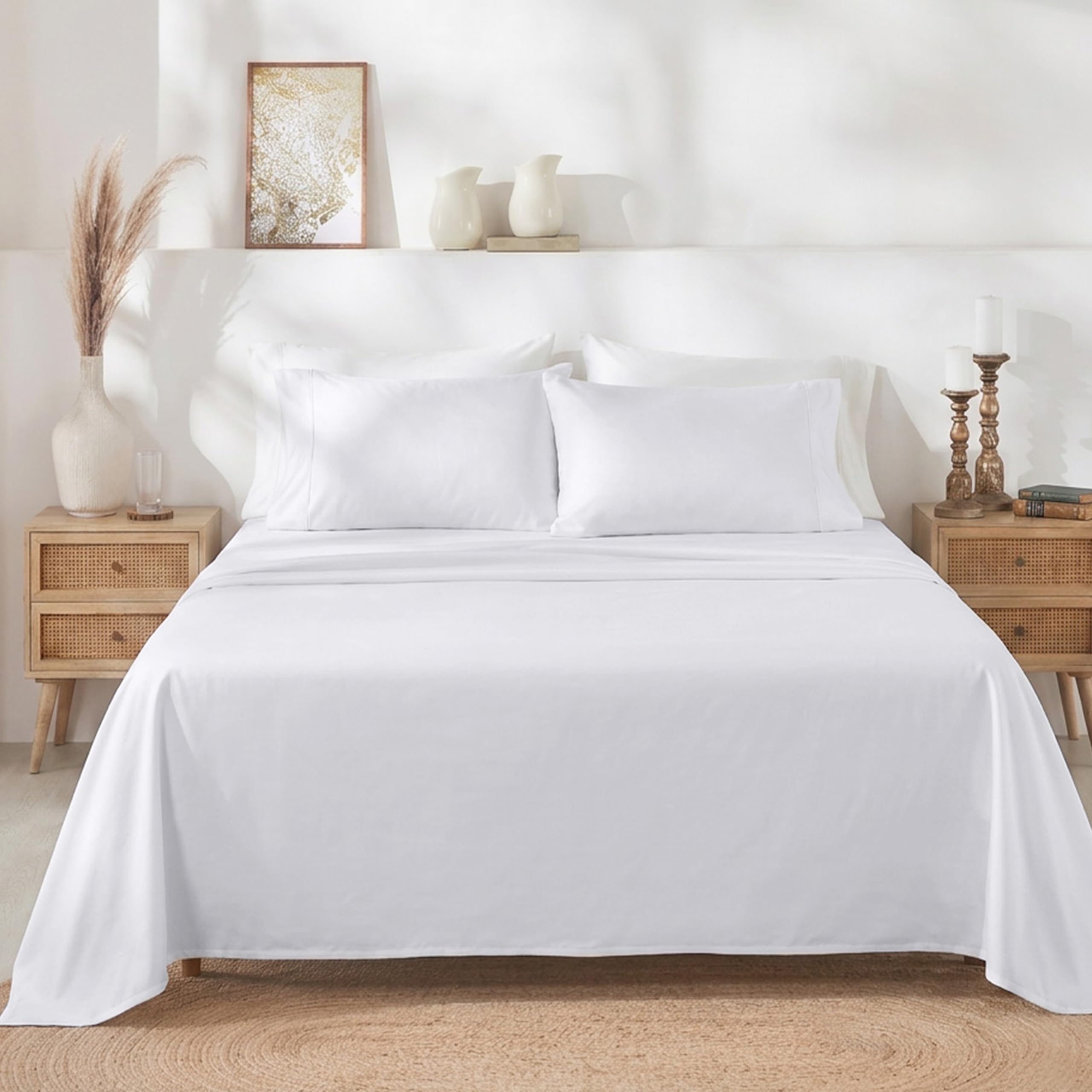 California Design Den 400TC Sateen King Sheets