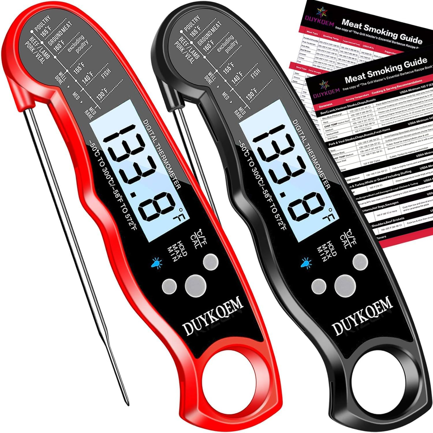 ANSKANI Instant Read Thermometer 2-Pack