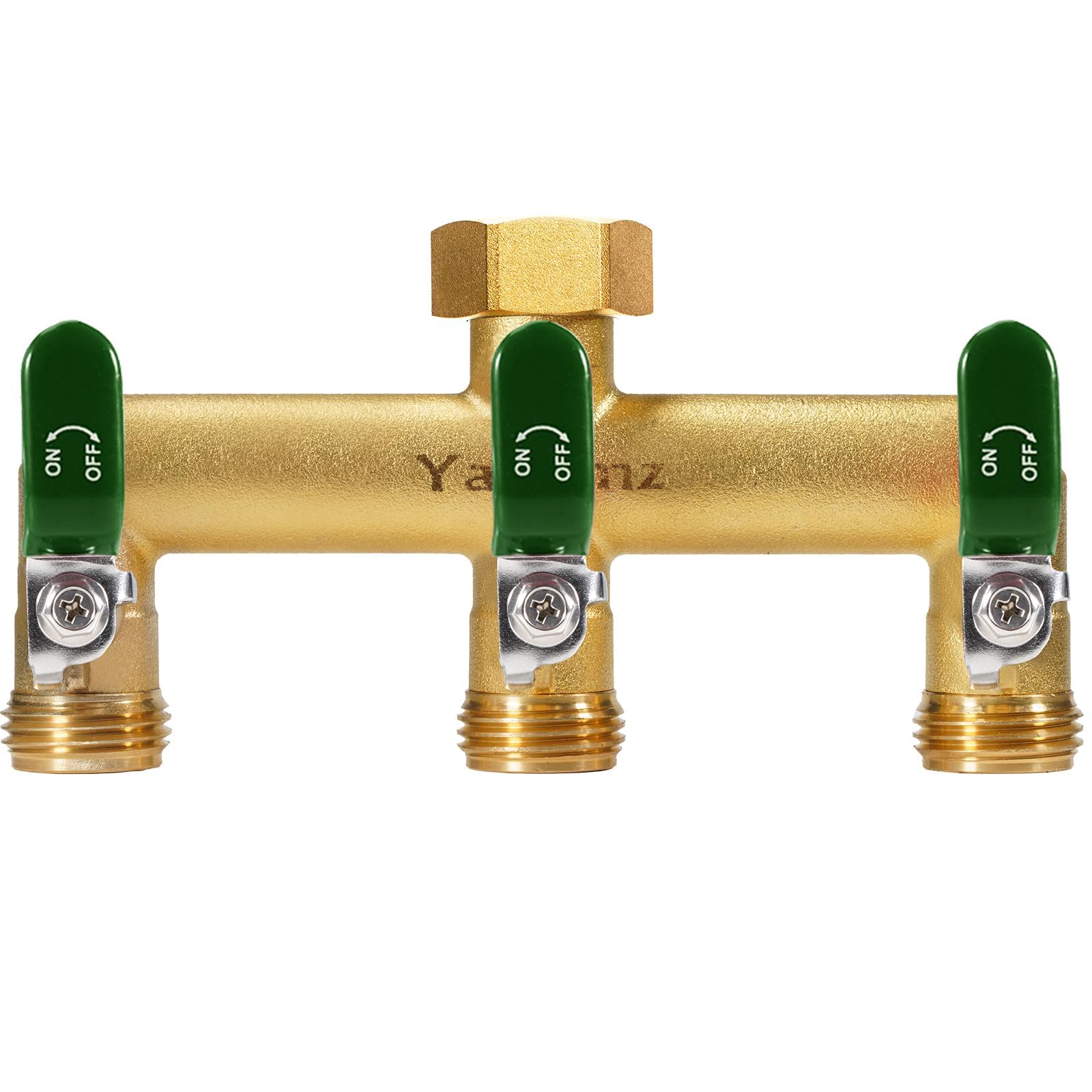 Yayamz Brass 3-Way Hose Manifold