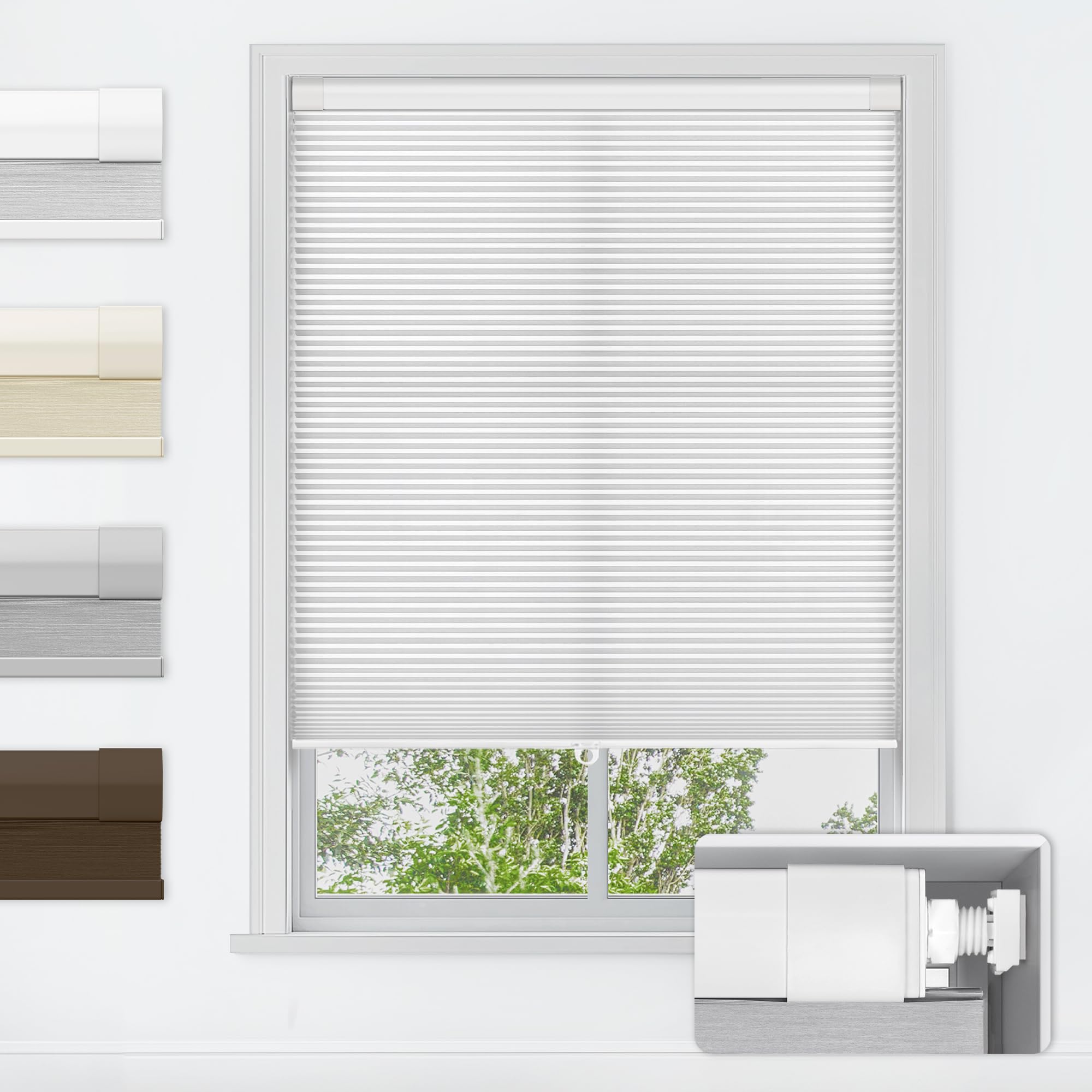 LazBlinds No-Drill Cellular Shades