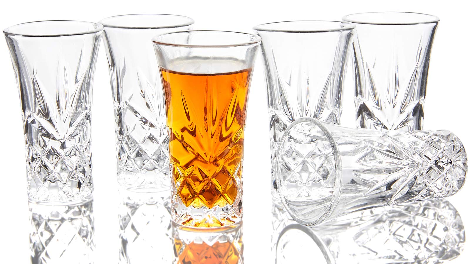 Heavy Base Tequila Shot Glasses (Set of 6)