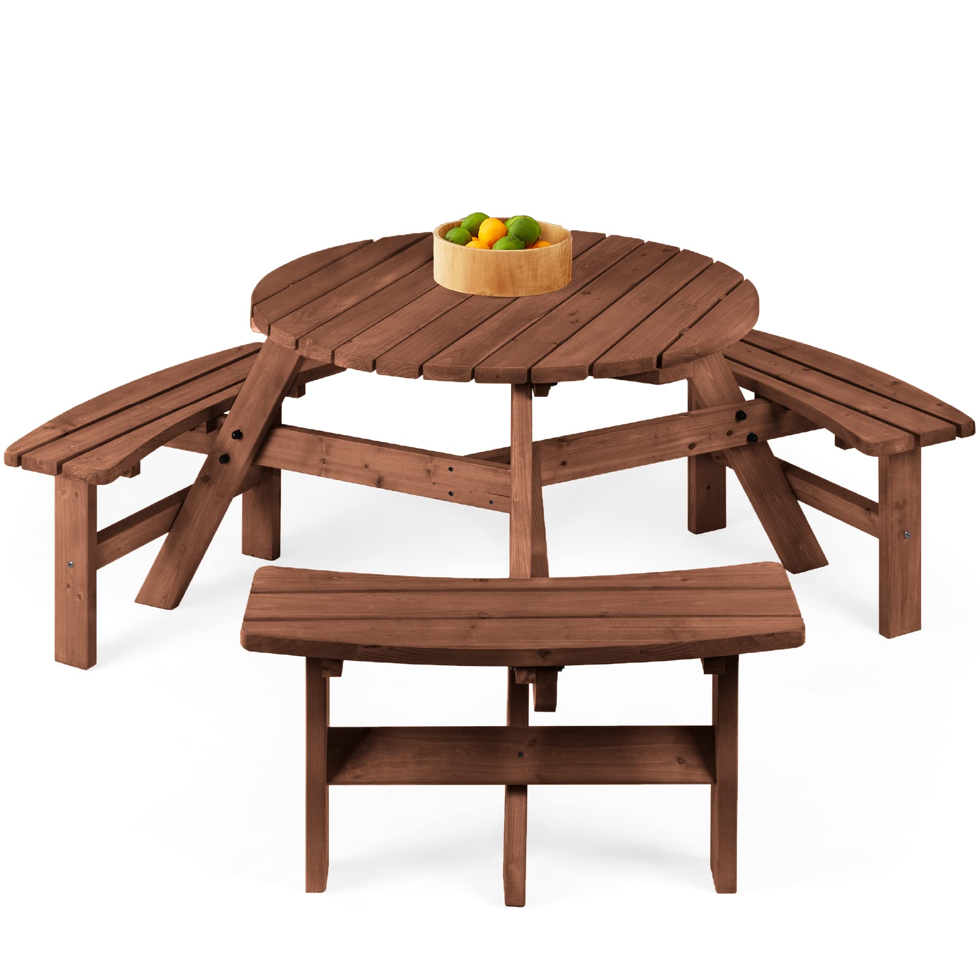 Best Choice 6-Person Circular Picnic Table