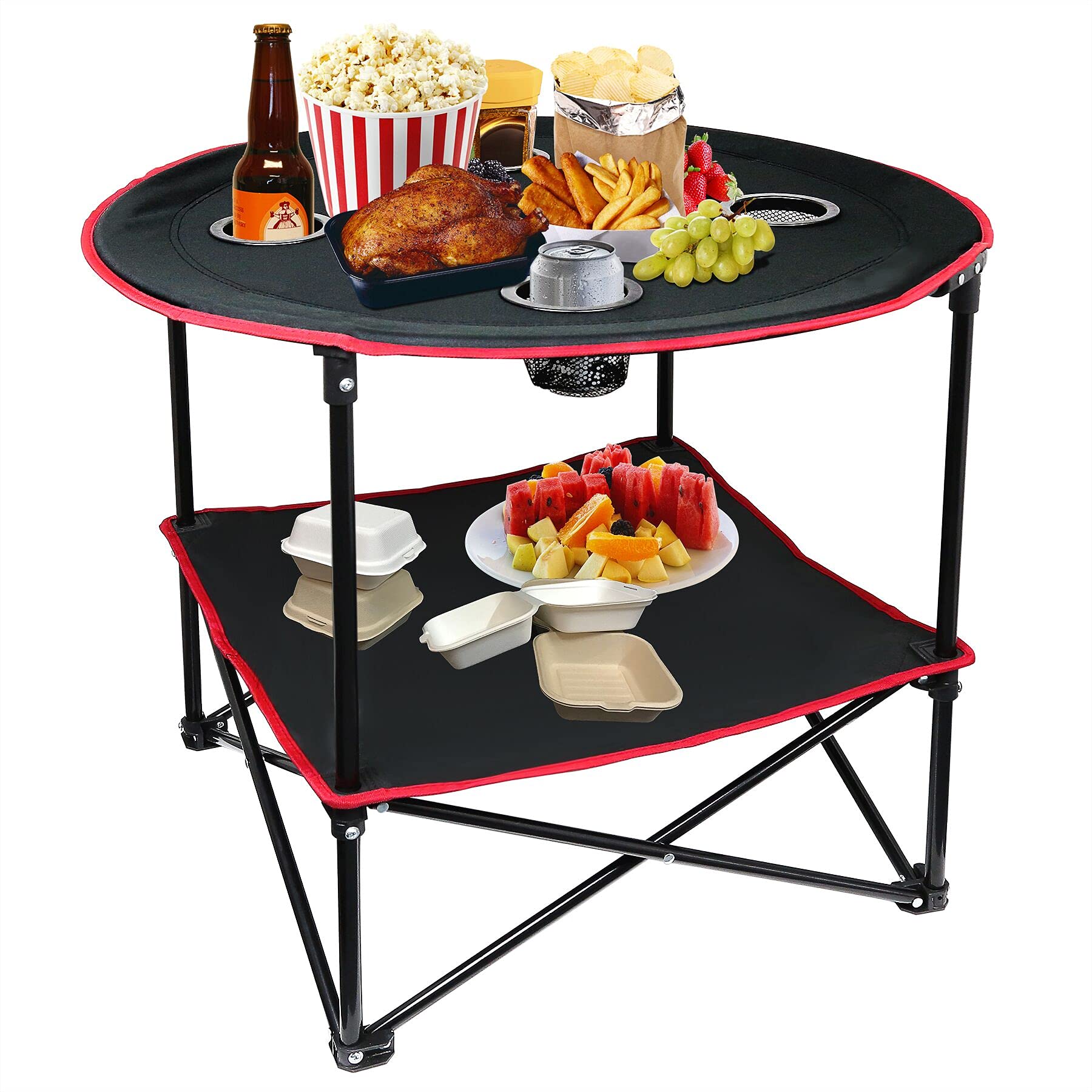 LESES Portable Folding Canvas Picnic Table