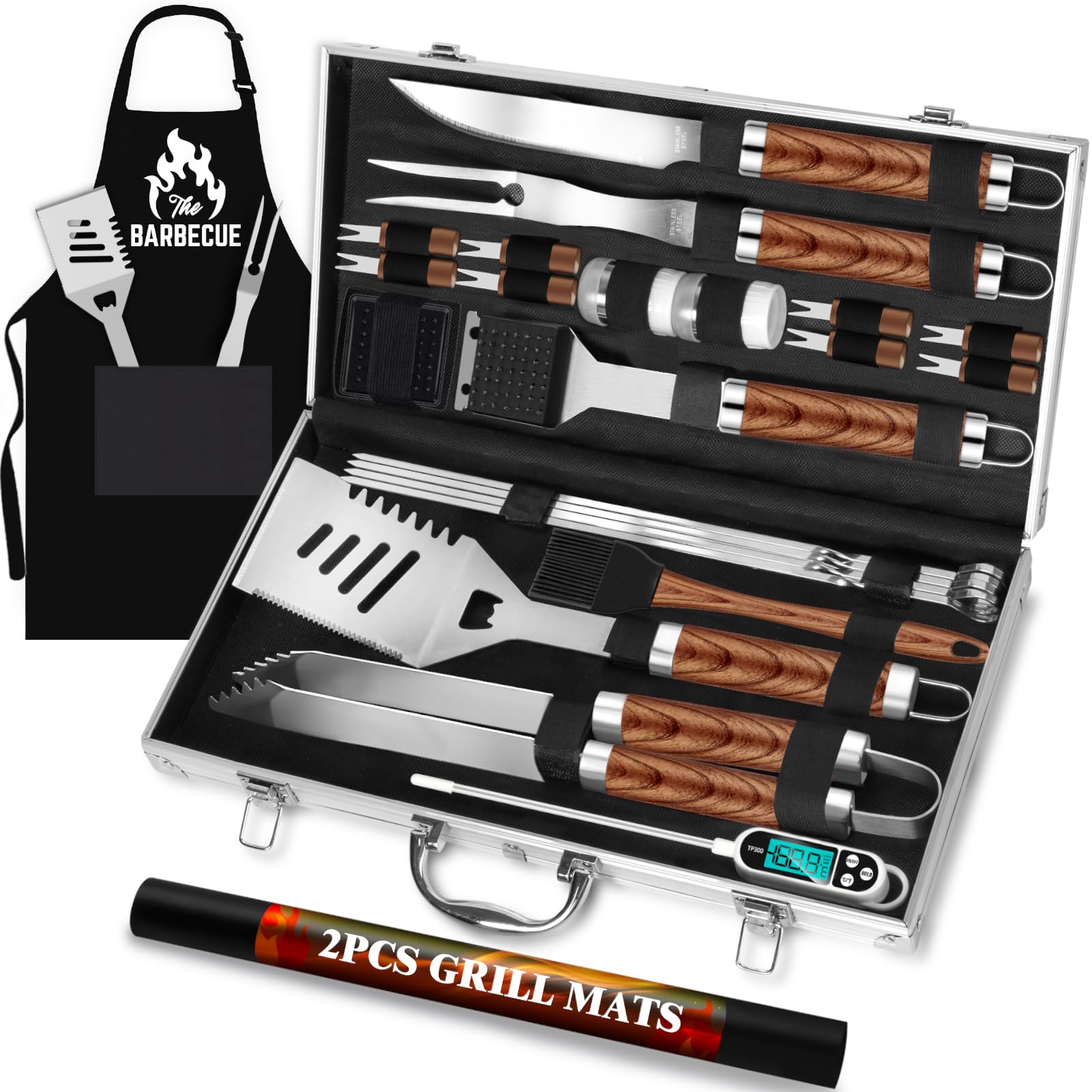 ROMANTICIST 26-Piece Grill Kit