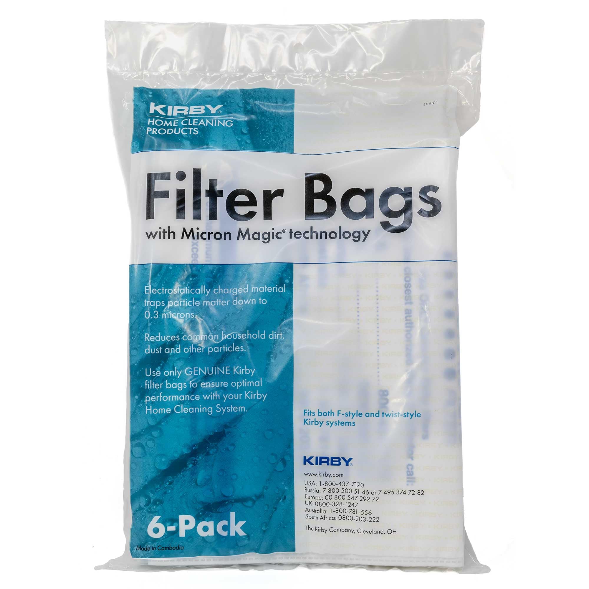 Kirby Allergen HEPA Bags (Part 204811)