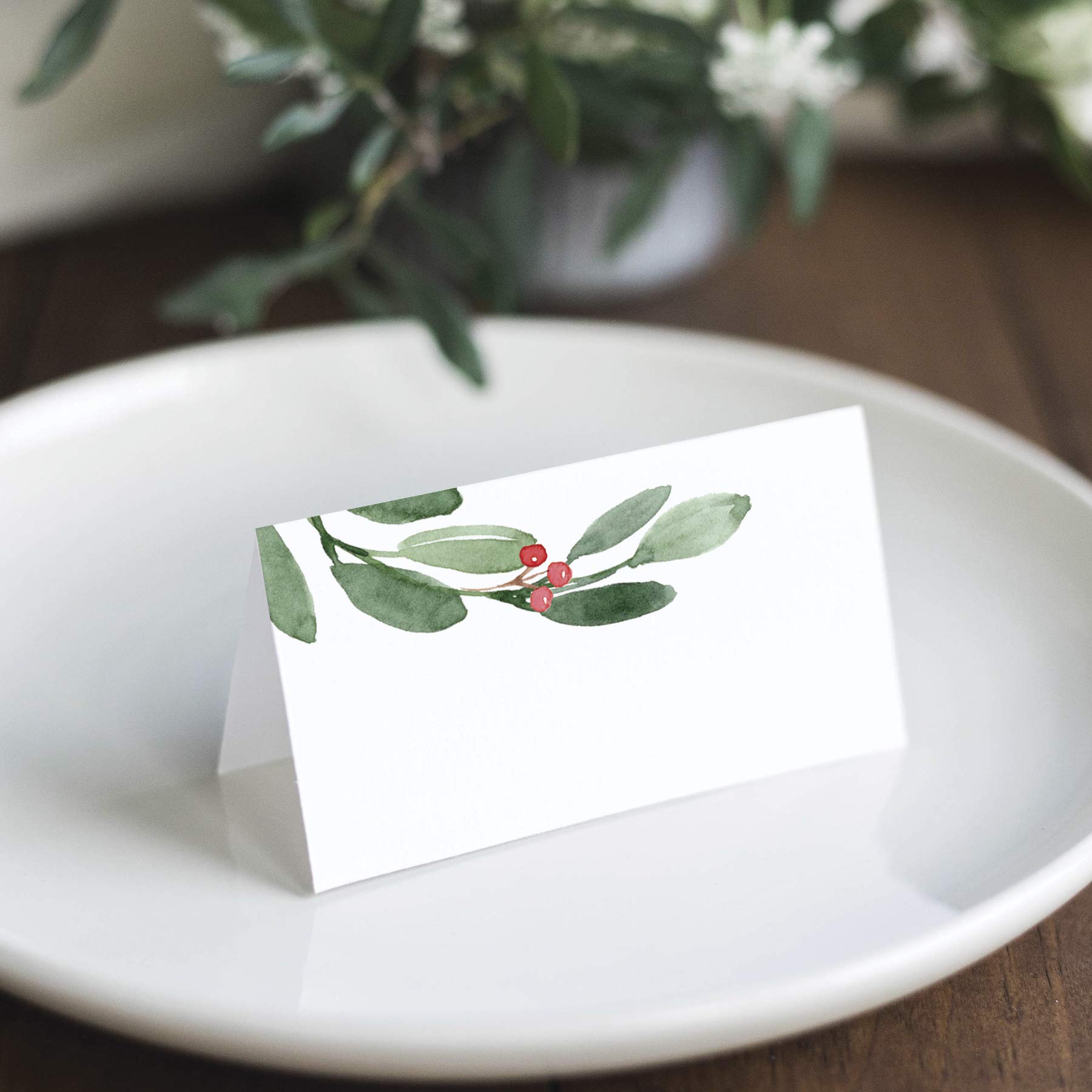 Bliss Collections Greenery Place Cards