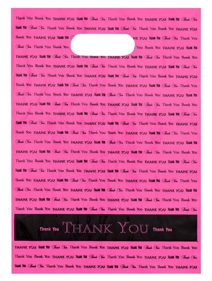 Bags Direct 9x12 Thank You Die Cut Handle Bags