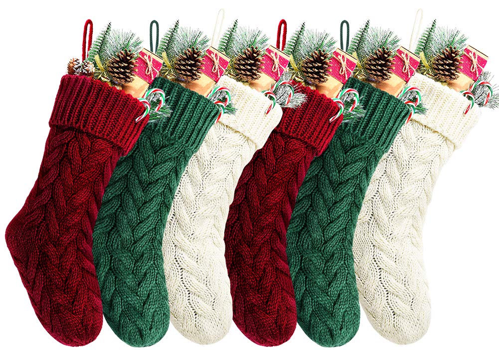 Kunyida Cable Knit Stockings (6-Pack)