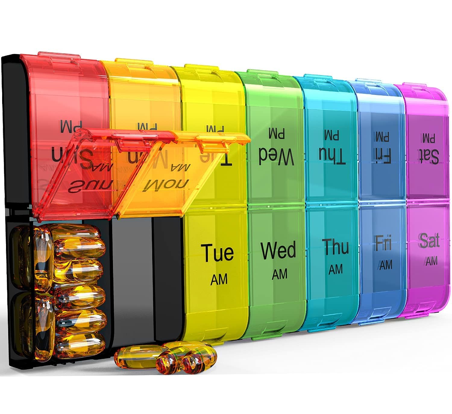 Extra Large AM/PM Pill Organizer