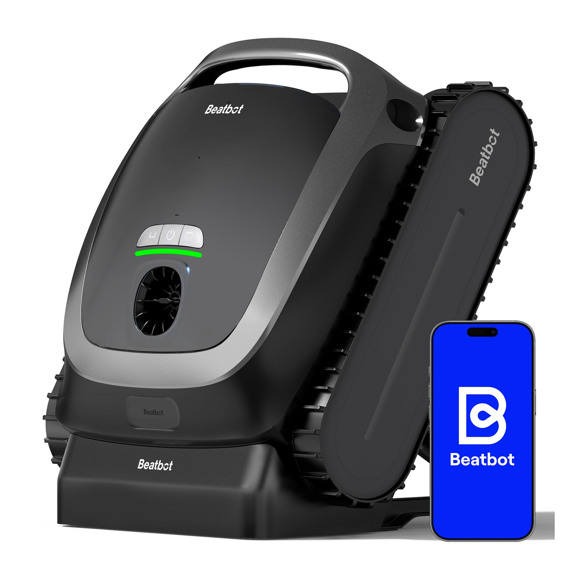 Beatbot AquaSense Cordless Robotic Pool Vacuum — 15 Sensors, Quad-Core CPU, Dual Brushes