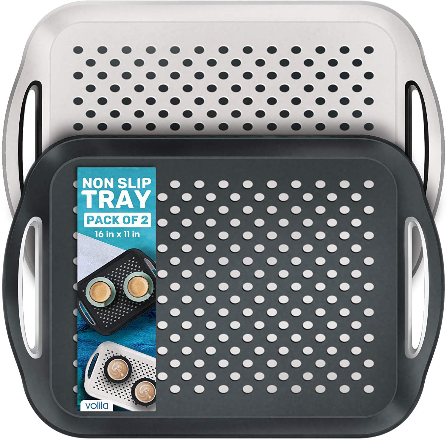 Non-Slip Couch Dinner Trays (2-Pack)