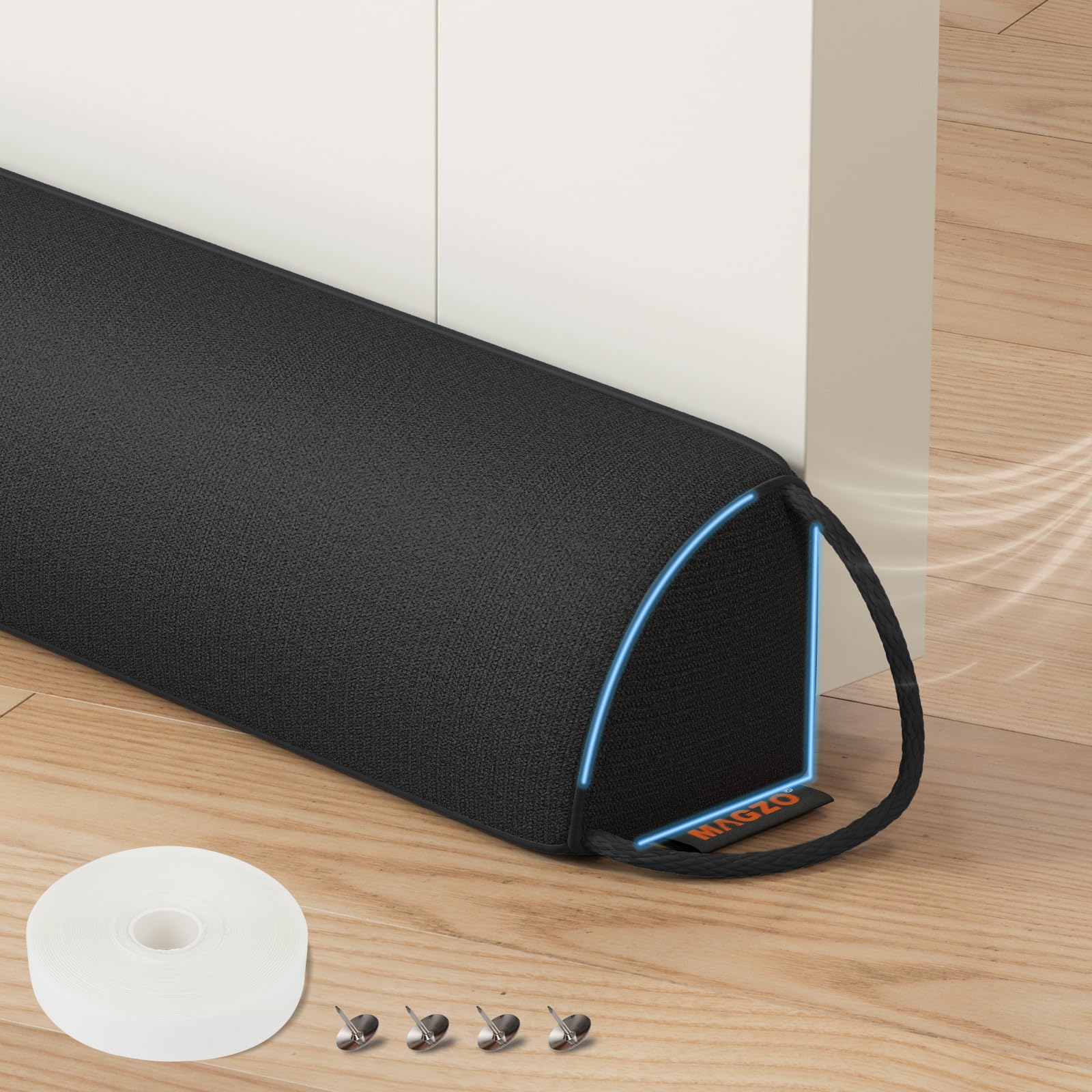 MAGZO 30-inch Triangular Door Draft Stopper