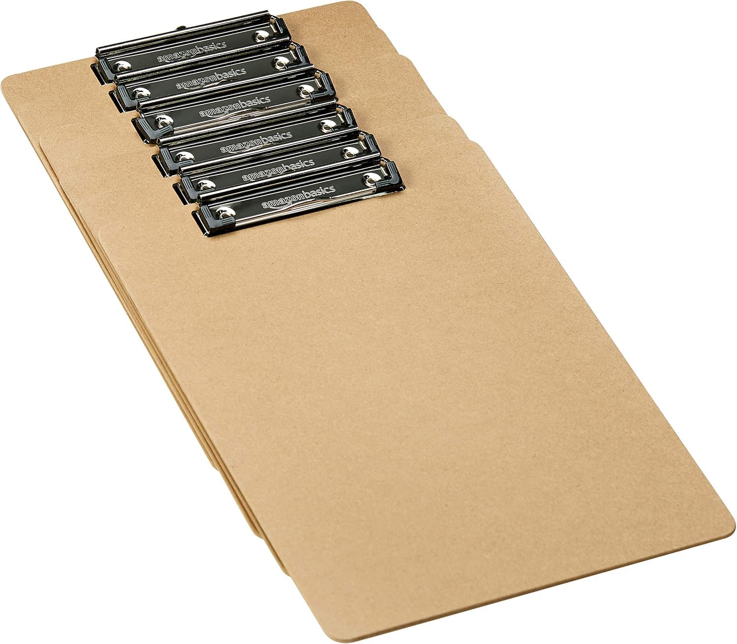 Amazon Basics Hardboard Clipboard (6-Pack)
