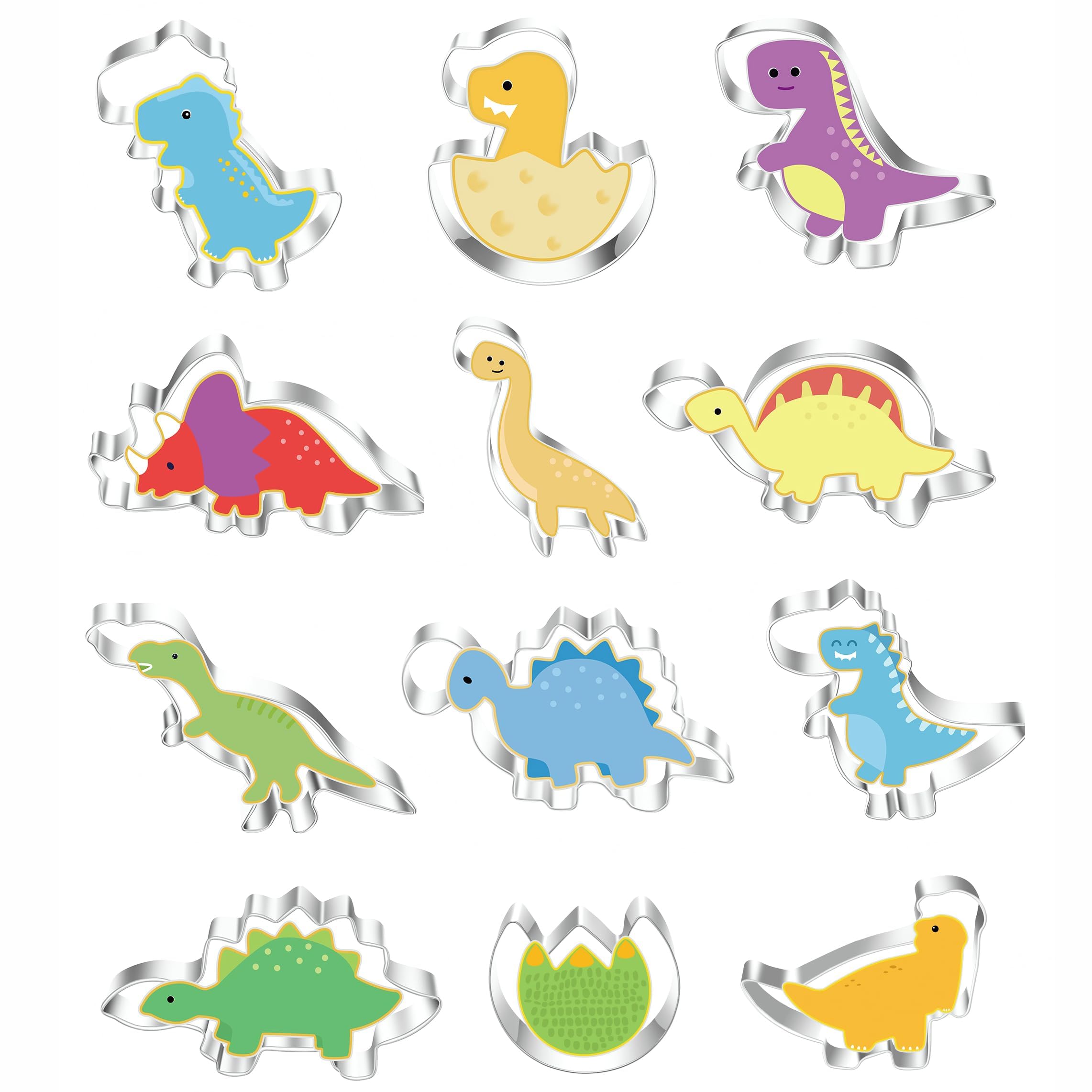 MrCookie Dinosaur Cookie Cutter Set