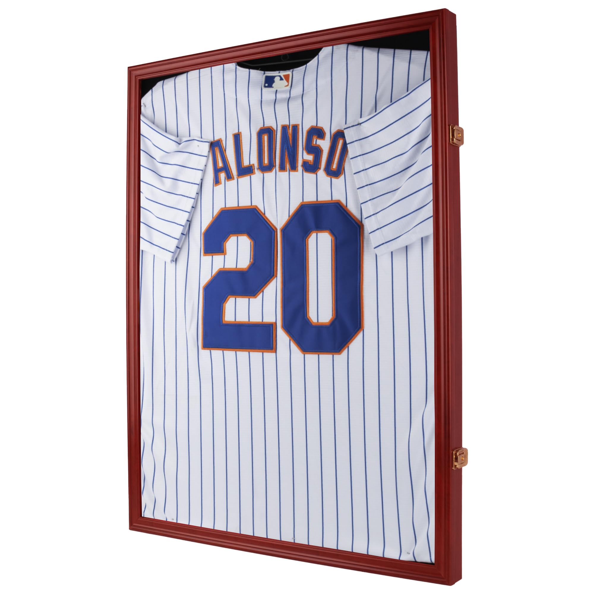 Pro Collector's Jersey Display Frame — Mahogany