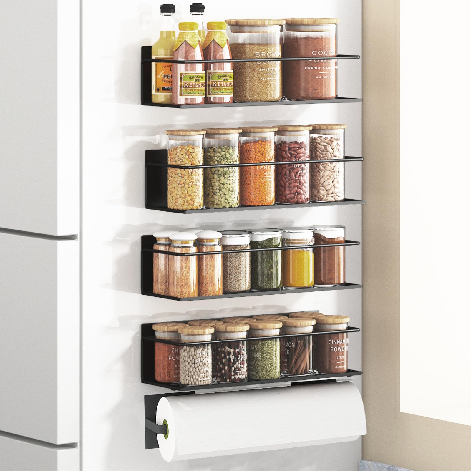Magnetic Fridge Shelf Set (4-Pack)