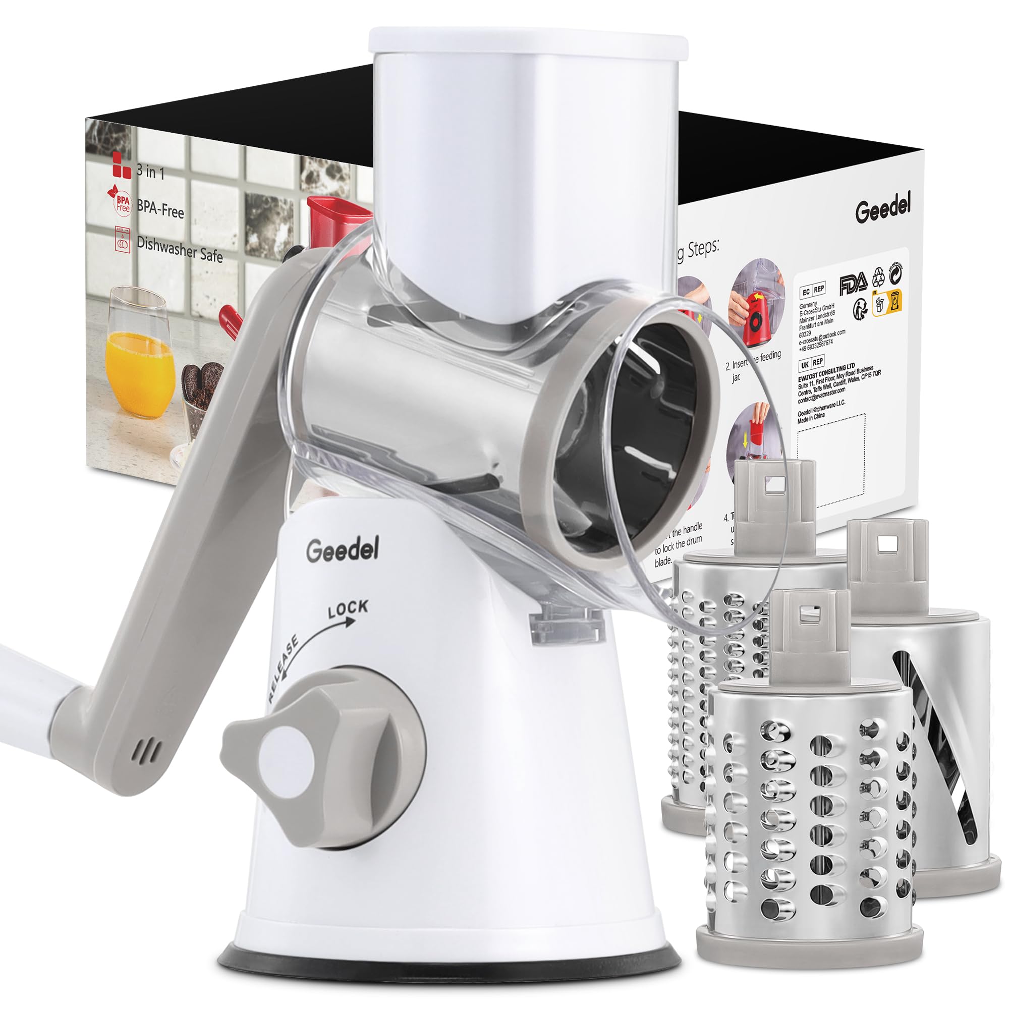 Geedel Rotary Cheese Grater