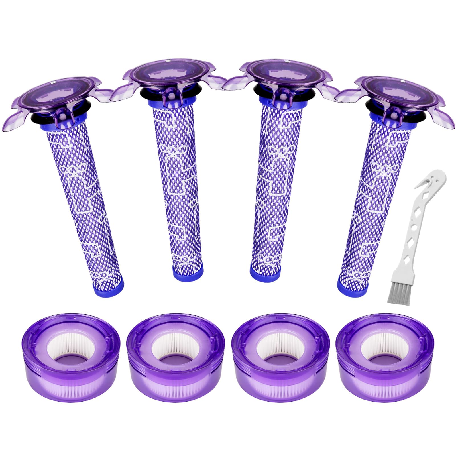 Lemige V7/V8 Filter Kit (4 Pre + 4 HEPA)