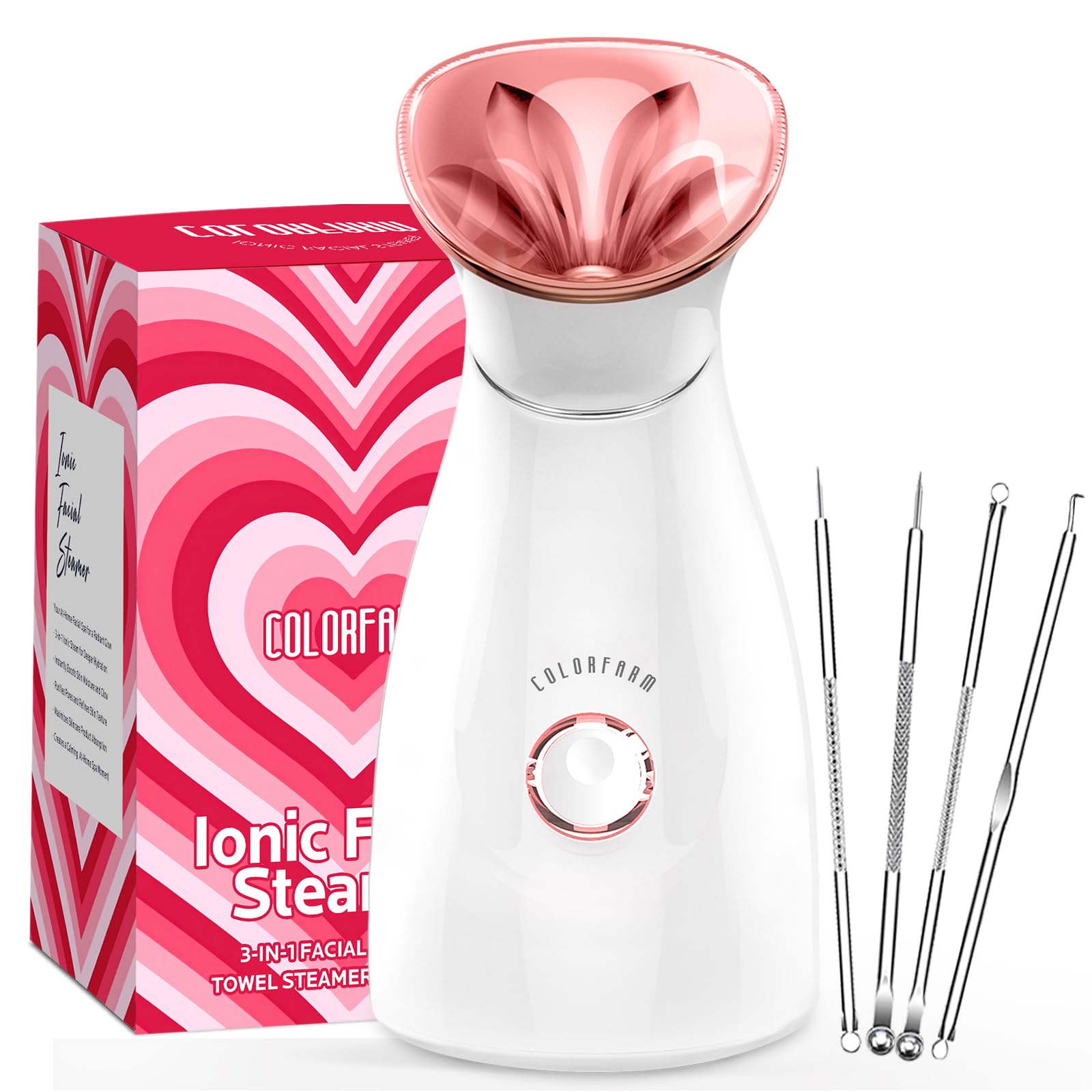 Colorfarm Facial Steamer Nano Ionic (Rosegold)