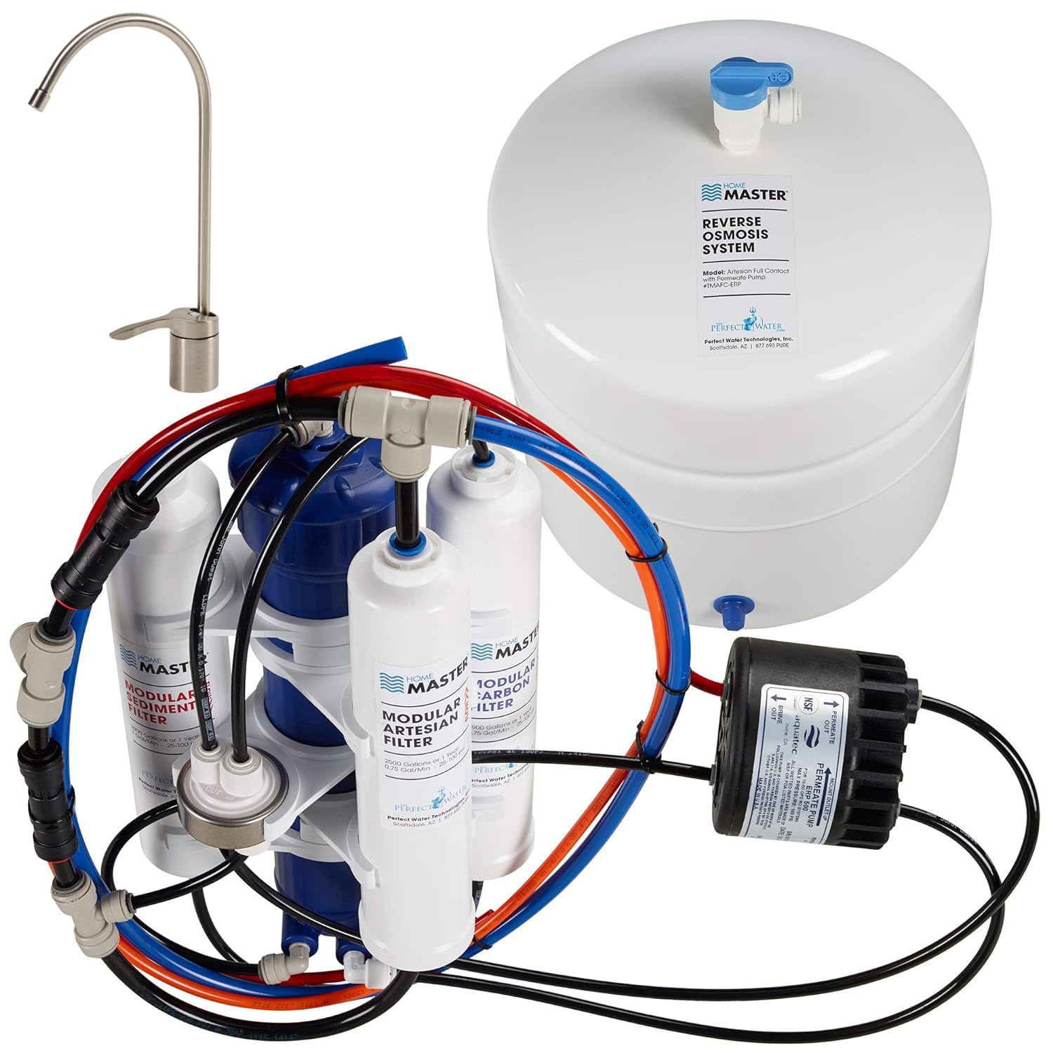 Home Master TMAFC‑ERP Artesian Full Contact Reverse Osmosis System