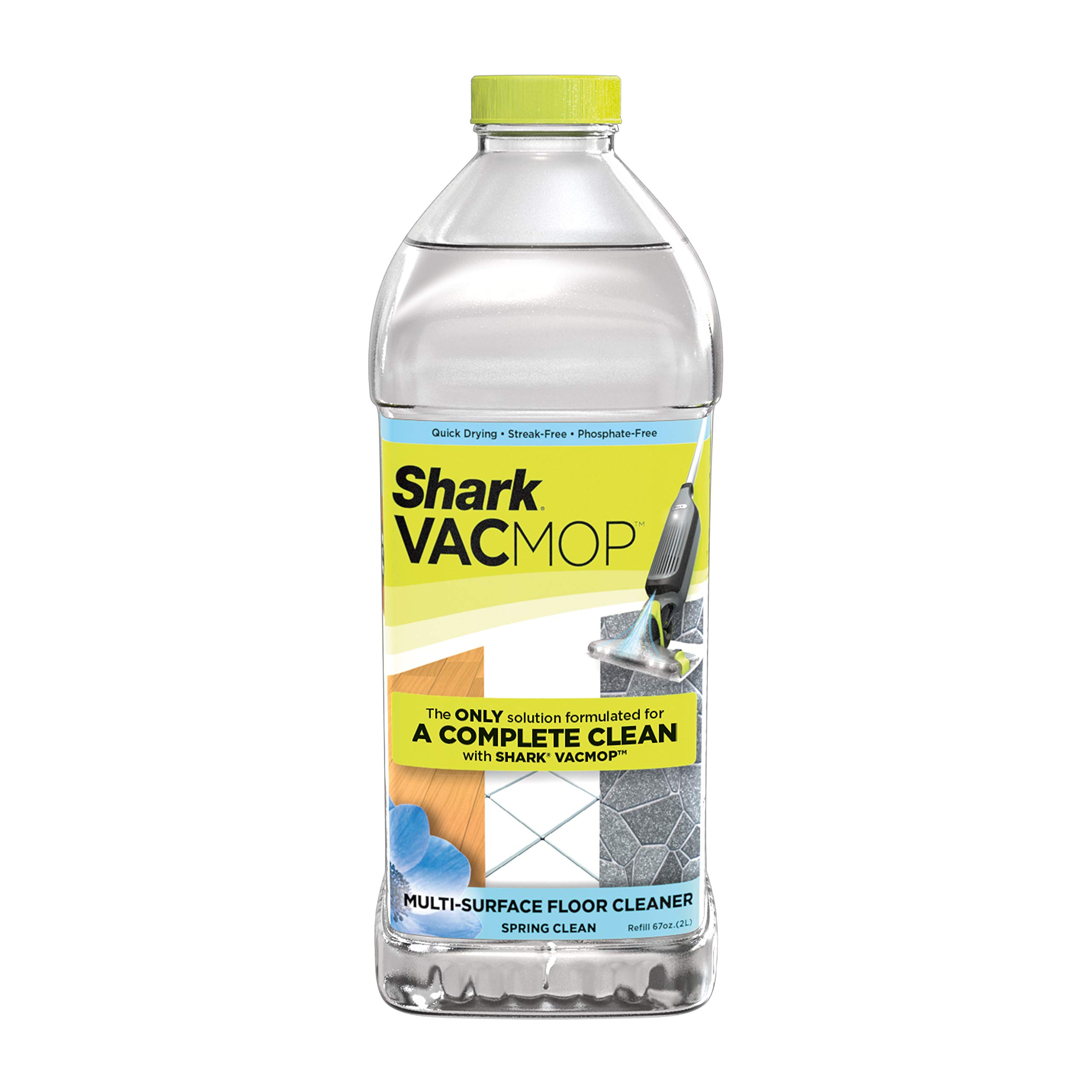 Shark VACMOP Multi-Surface Cleaner Refill 2L Bottle, Spring Clean Scent