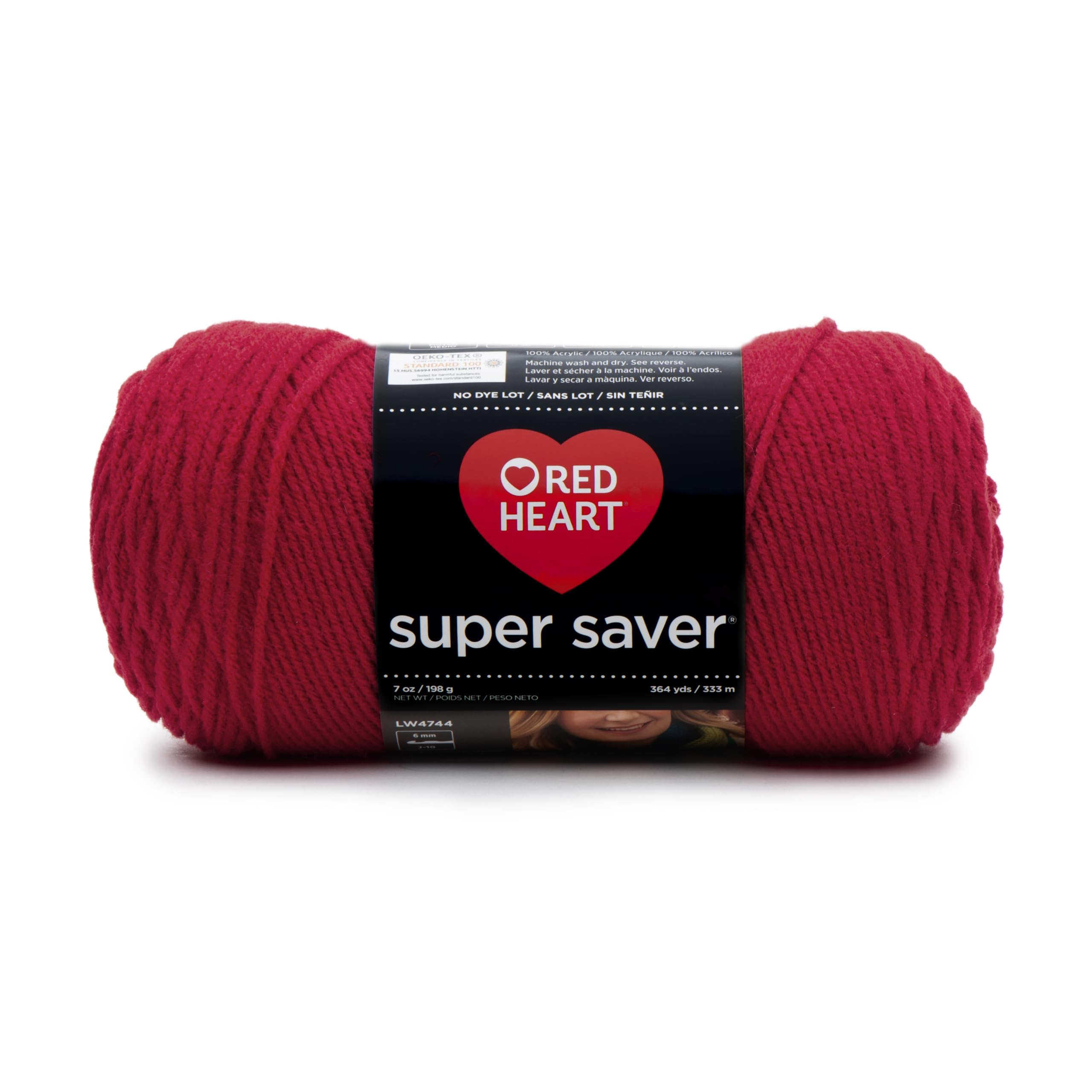 Red Heart E300.0319 Super Saver Economy Yarn, Cherry Red Cherry Red 1 Pack