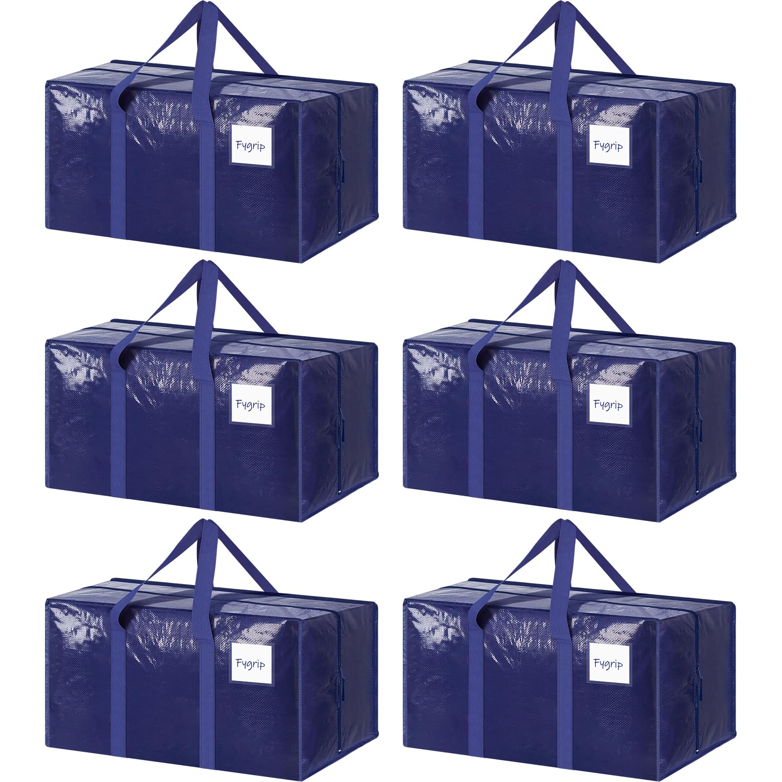Fygrip Extra Heavy‑Duty Moving Bags (6 Pack)