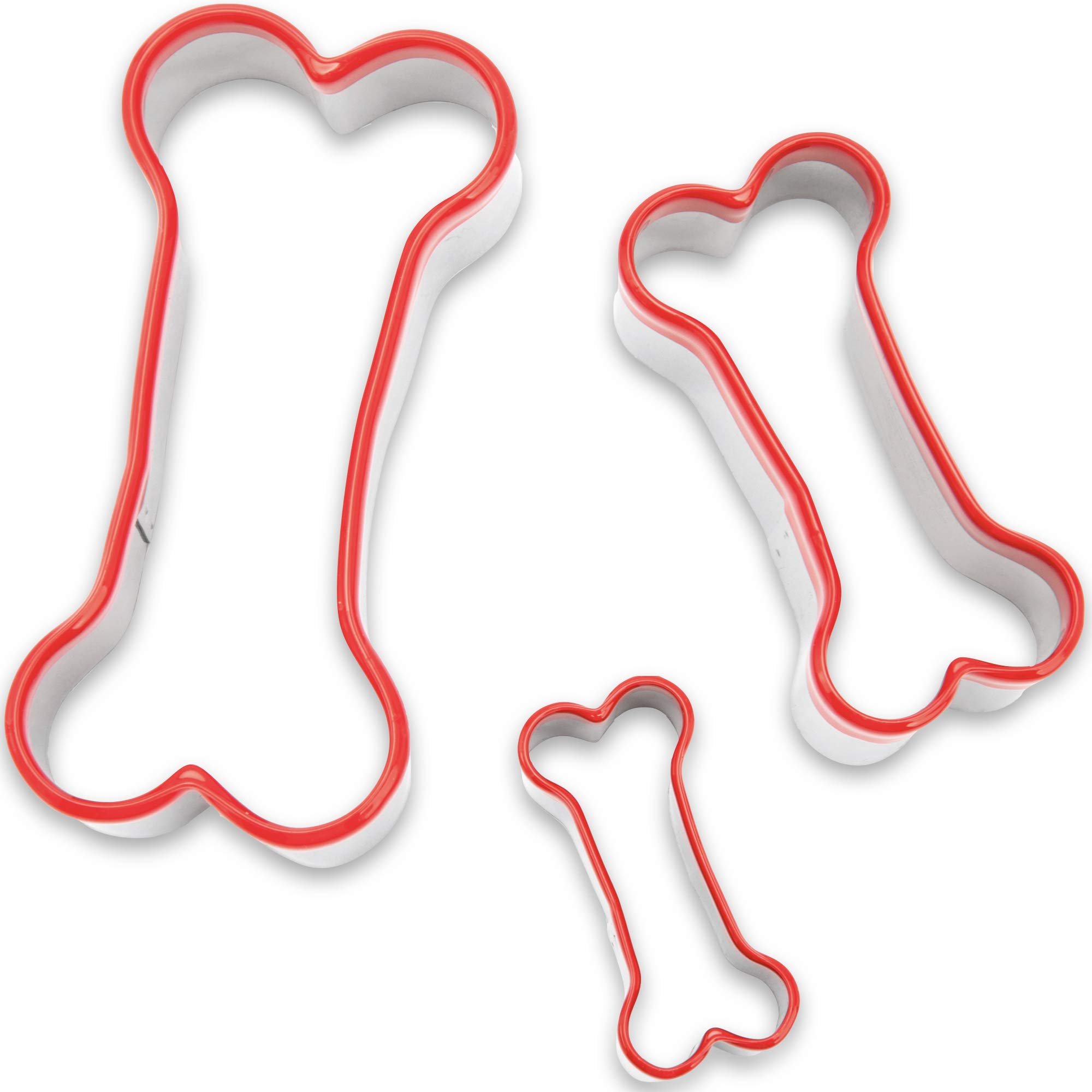 Dog Bone Cookie Cutters (3-Pack)