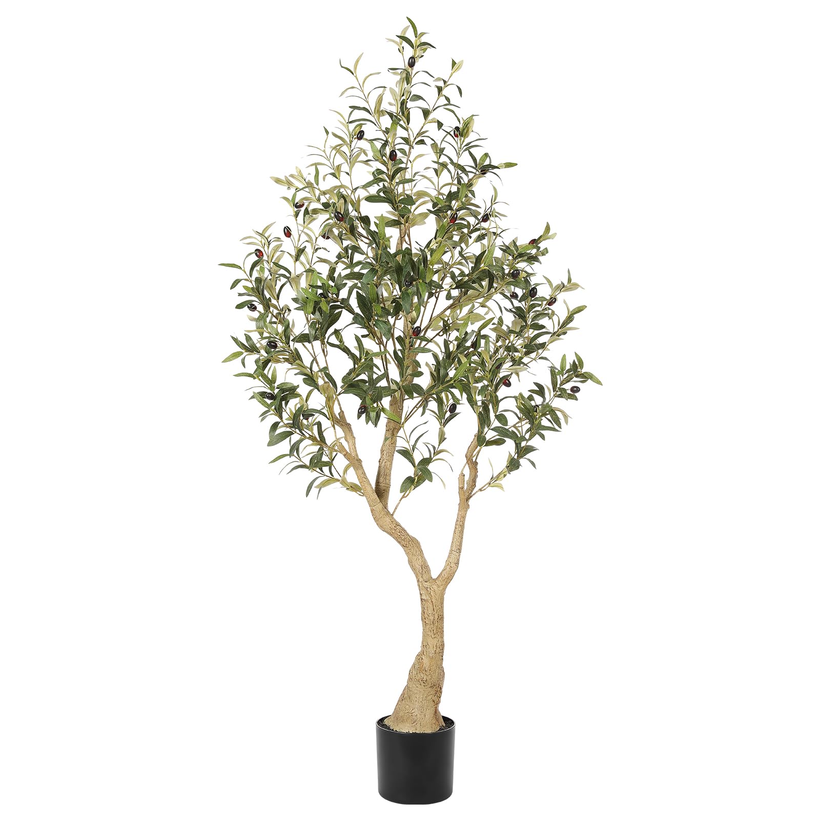 Realead Artificial Olive Tree 5FT - Realistic Faux Olive Tree