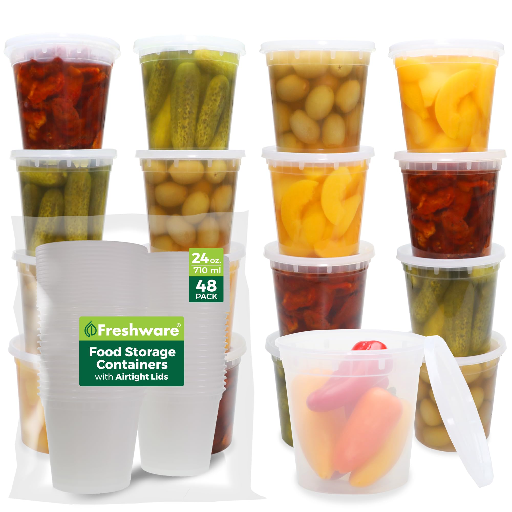 Freshware 24 oz Deli Containers