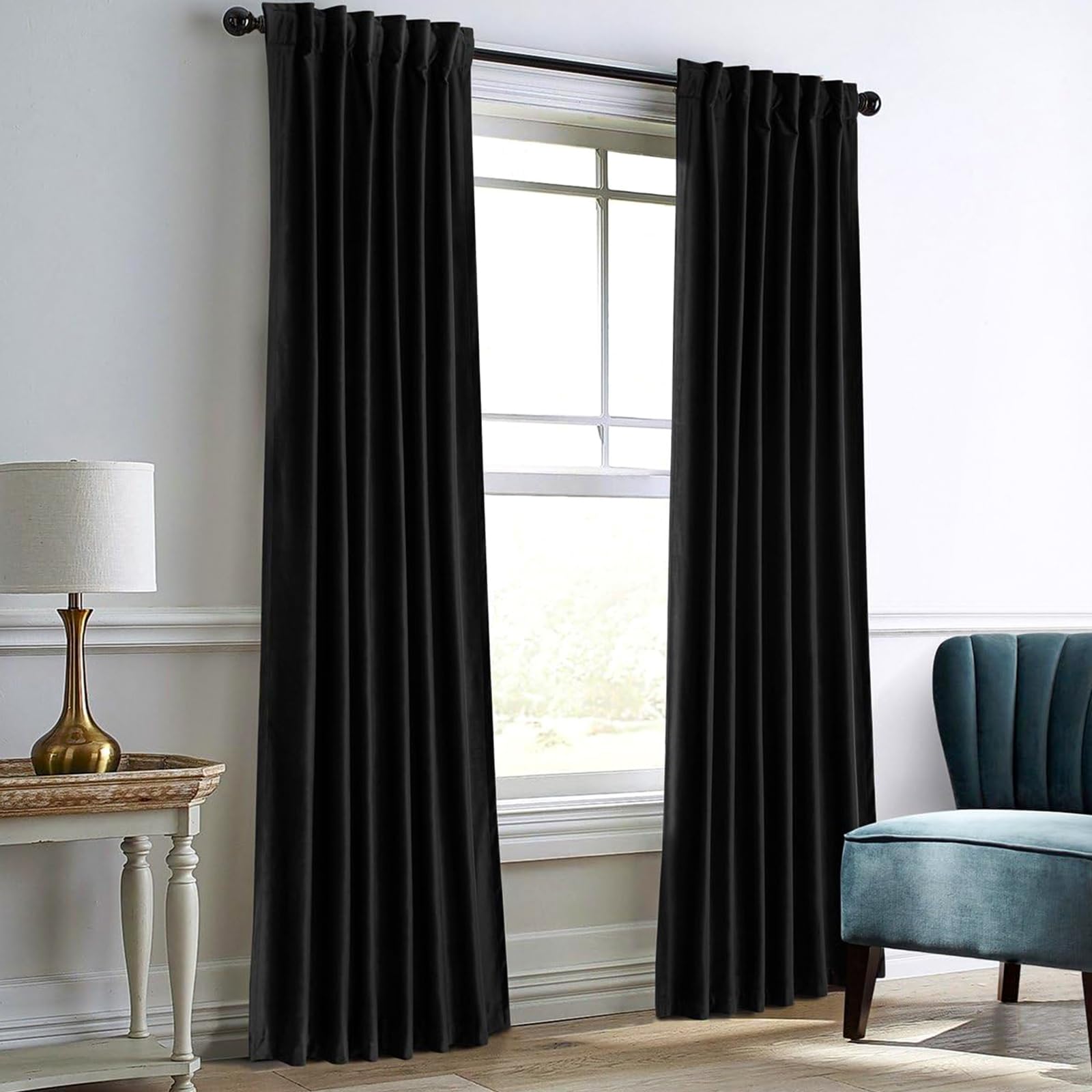 Dreaming Casa Velvet Curtains (52 x 96)