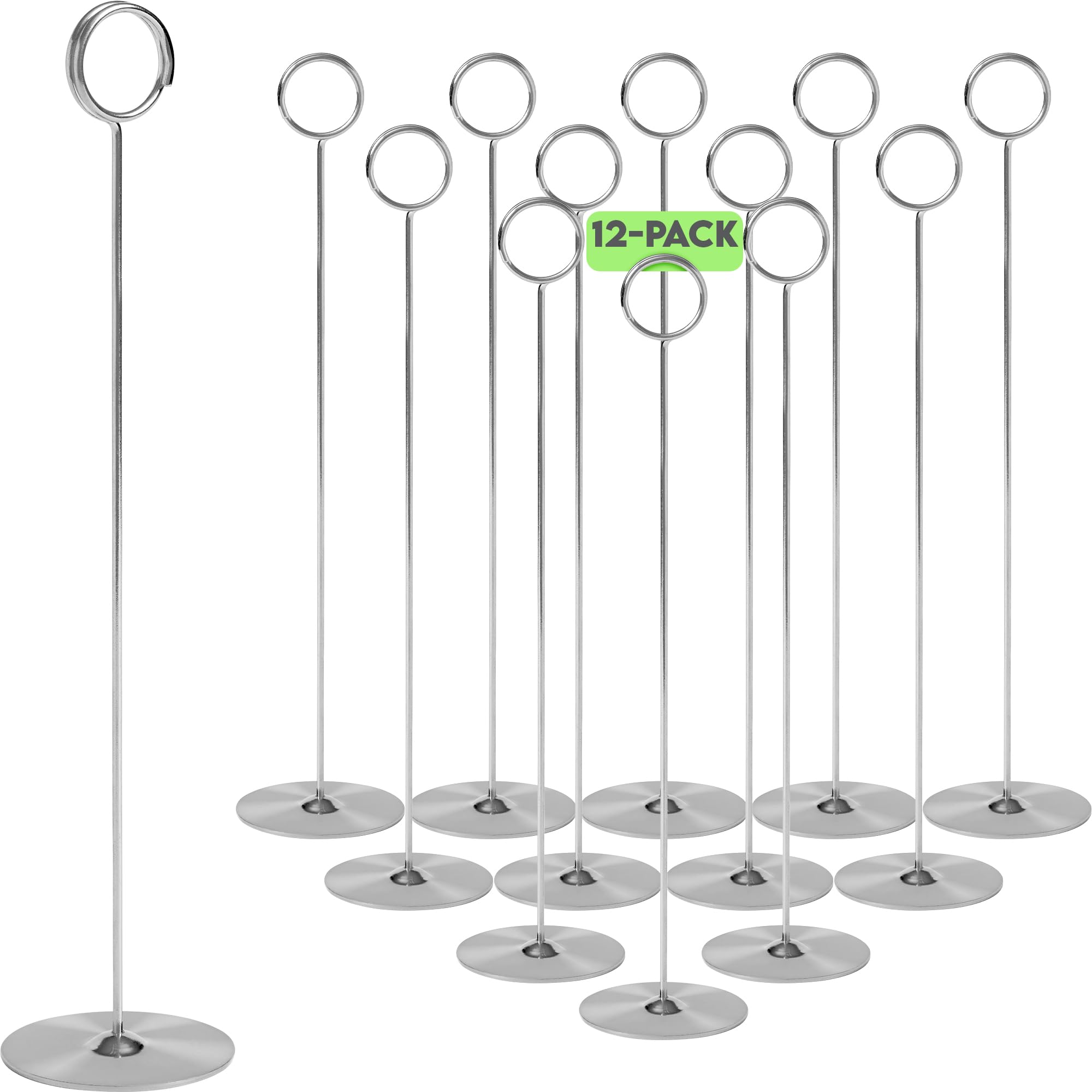 Chrome Wire Table Number Holders