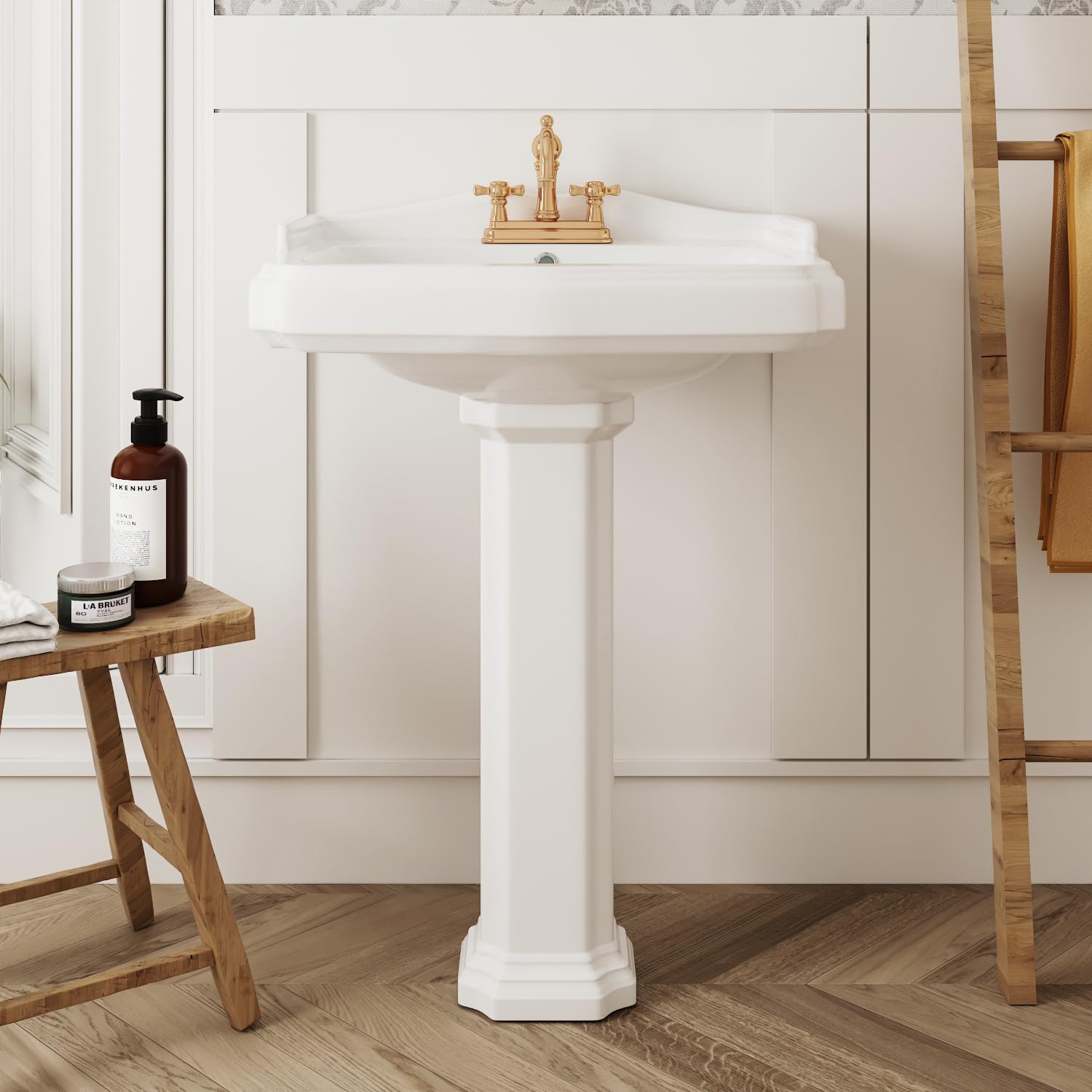DeerValley Dynasty 23x19 Pedestal Sink