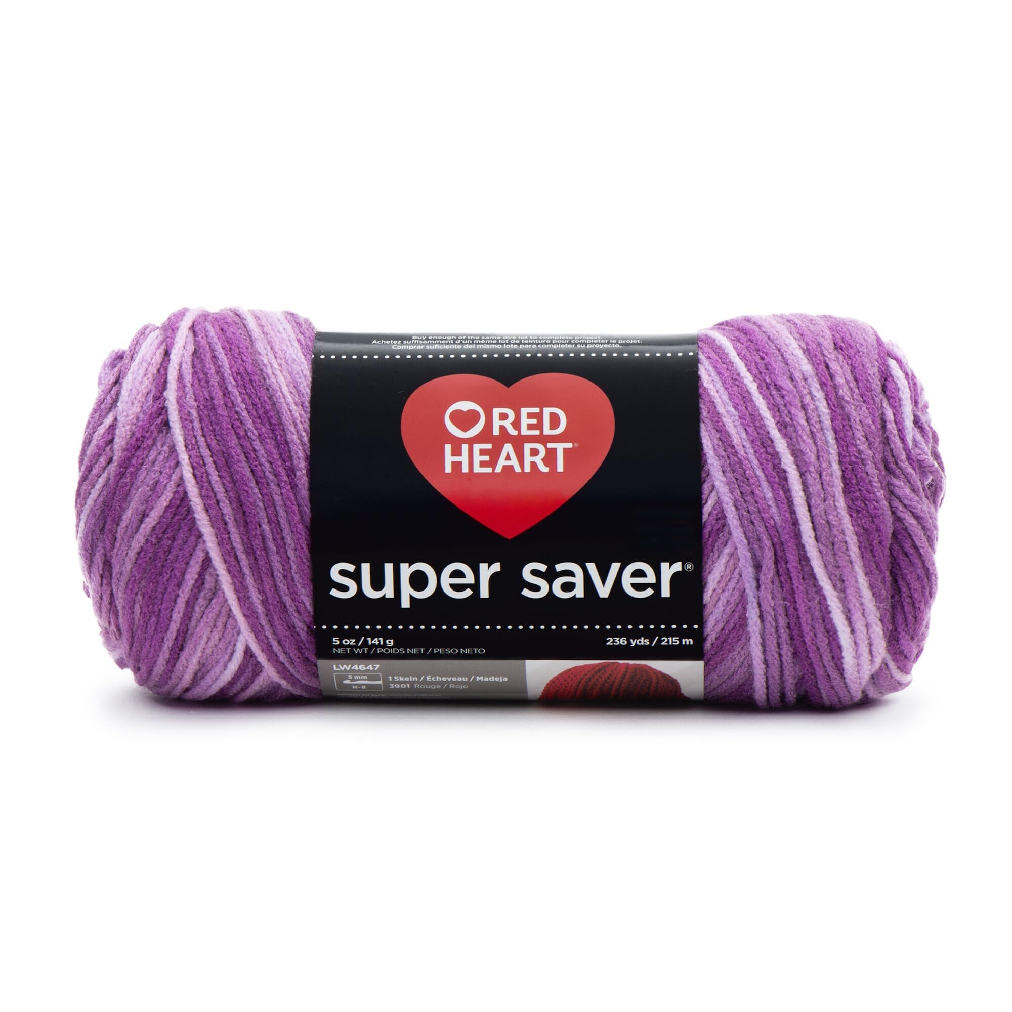 Red Heart Super Saver (Purple Tones) Economy