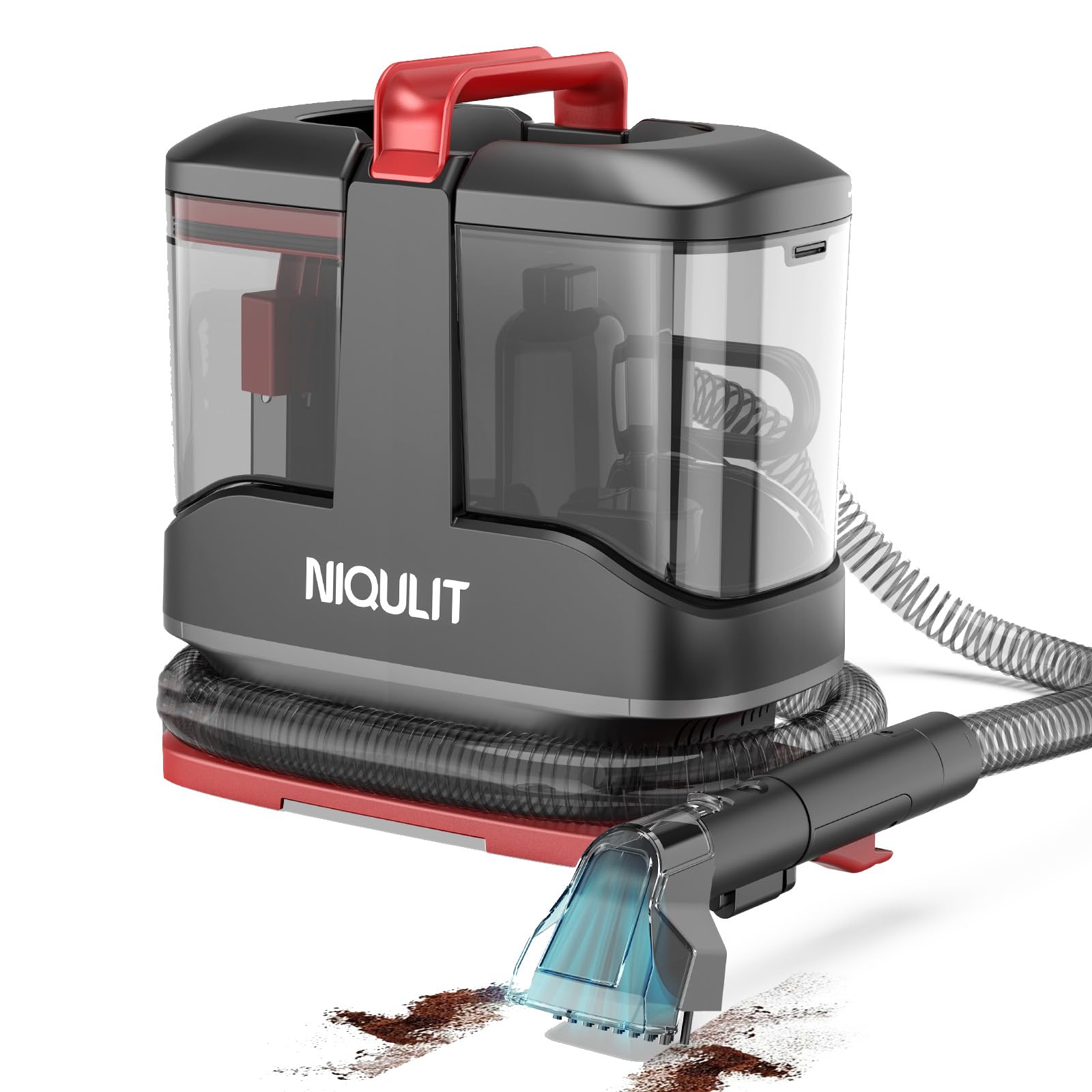 Portable Carpet Cleaner - Strong Suction for Rug, Couch, Car, Pet Stain