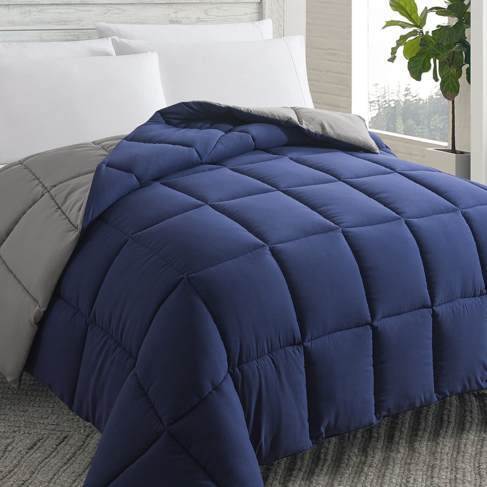 Cosybay Down Alternative Comforter — Full, All Season Lightweight Quilted