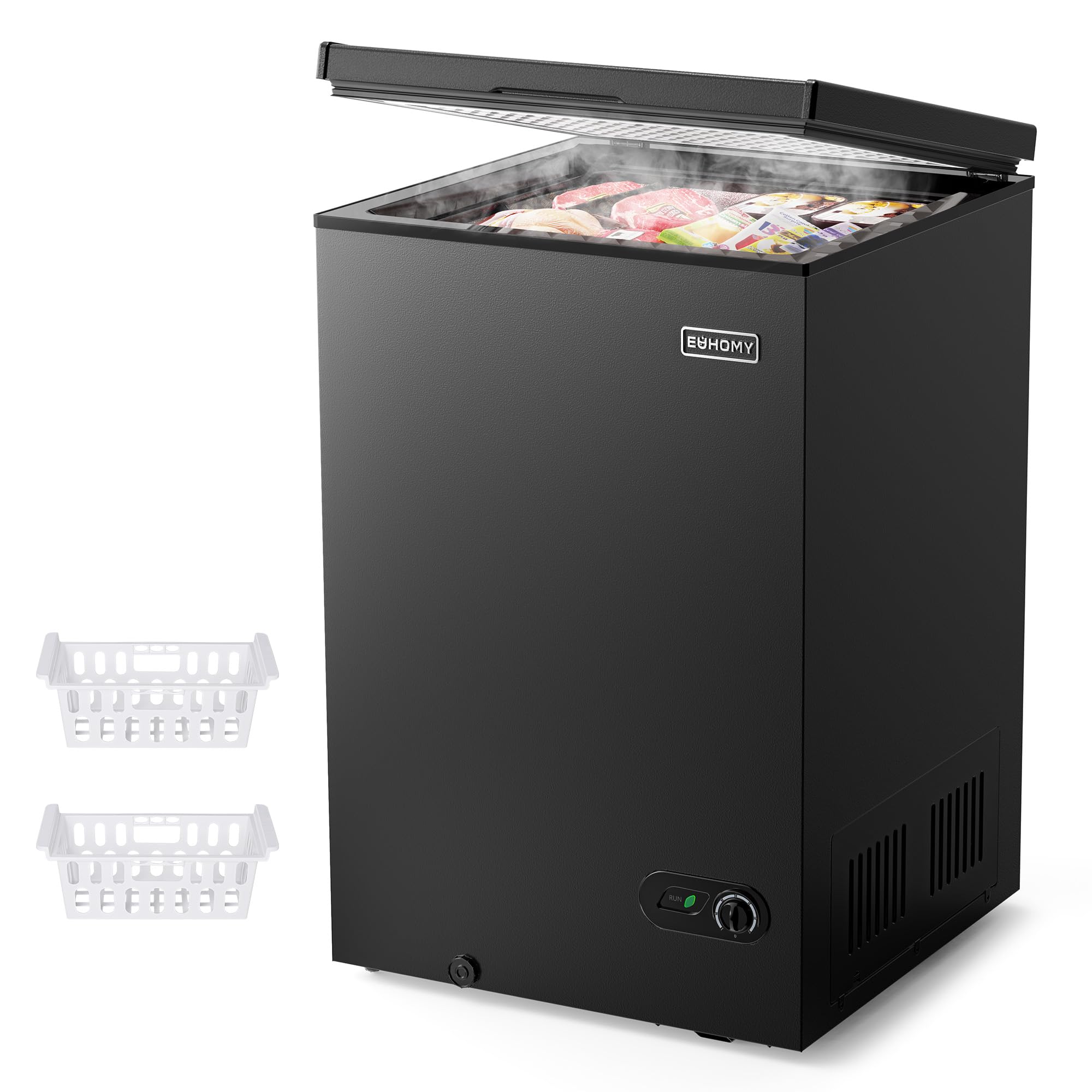 EUHOMY 3.5 Cu Ft Chest Freezer