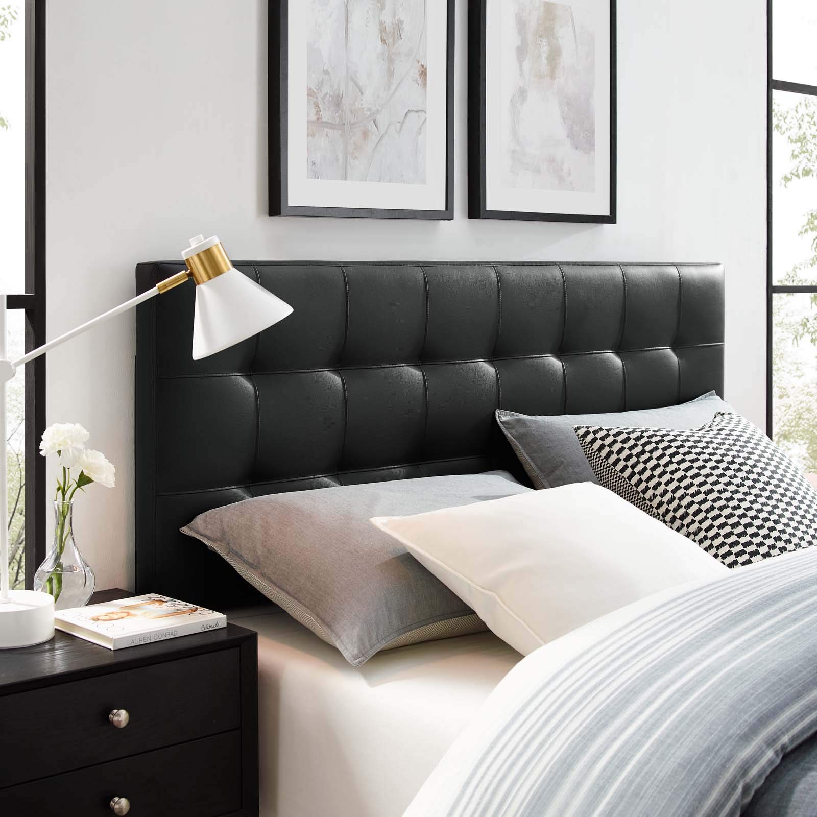 Modway Lily Tufted Faux Leather Headboard