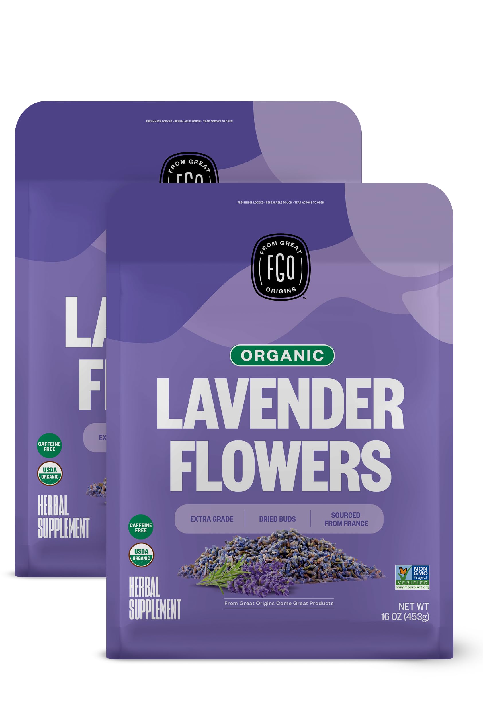 FGO Organic Dried Lavender Flowers