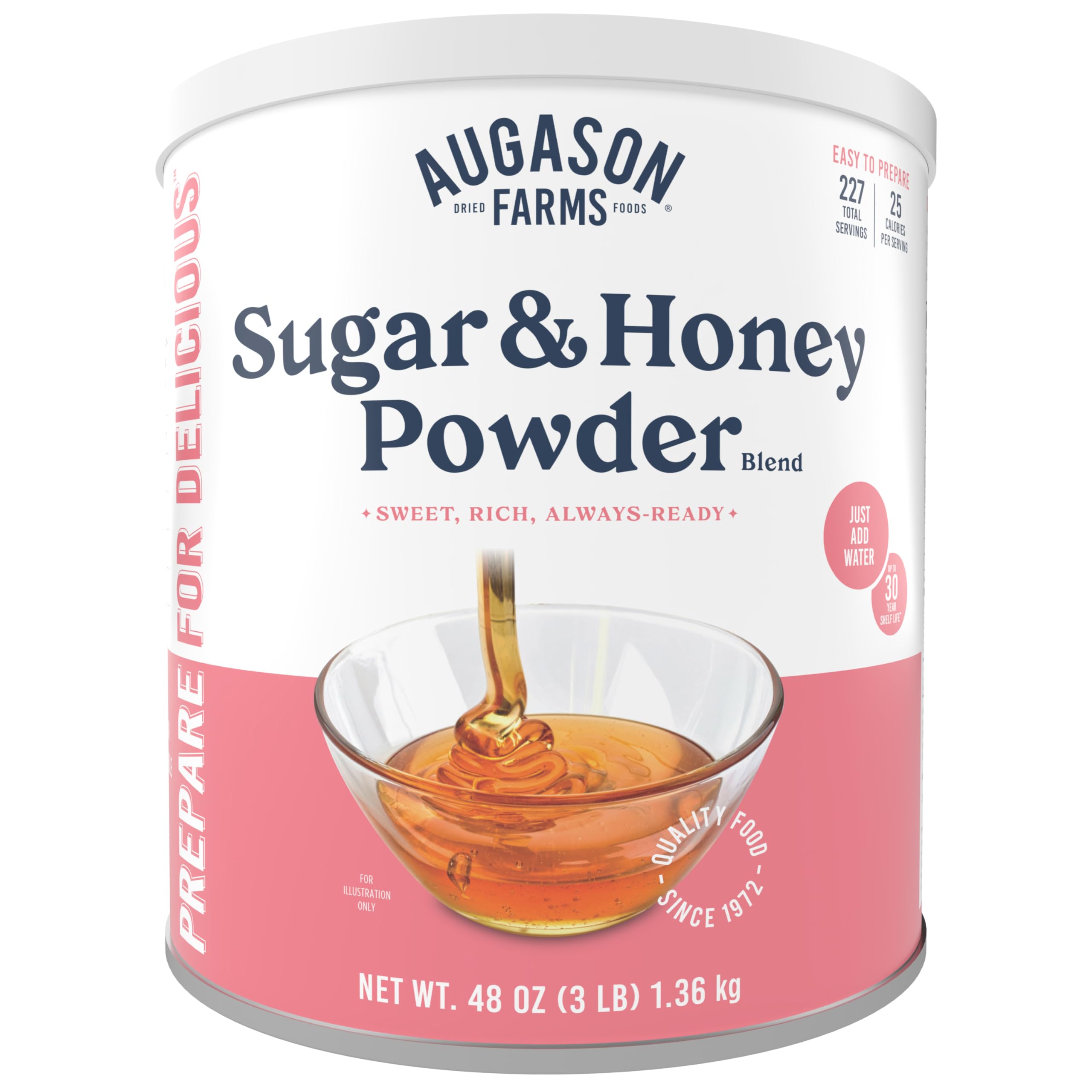 Augason Farms Honey & Sugar Powder Blend